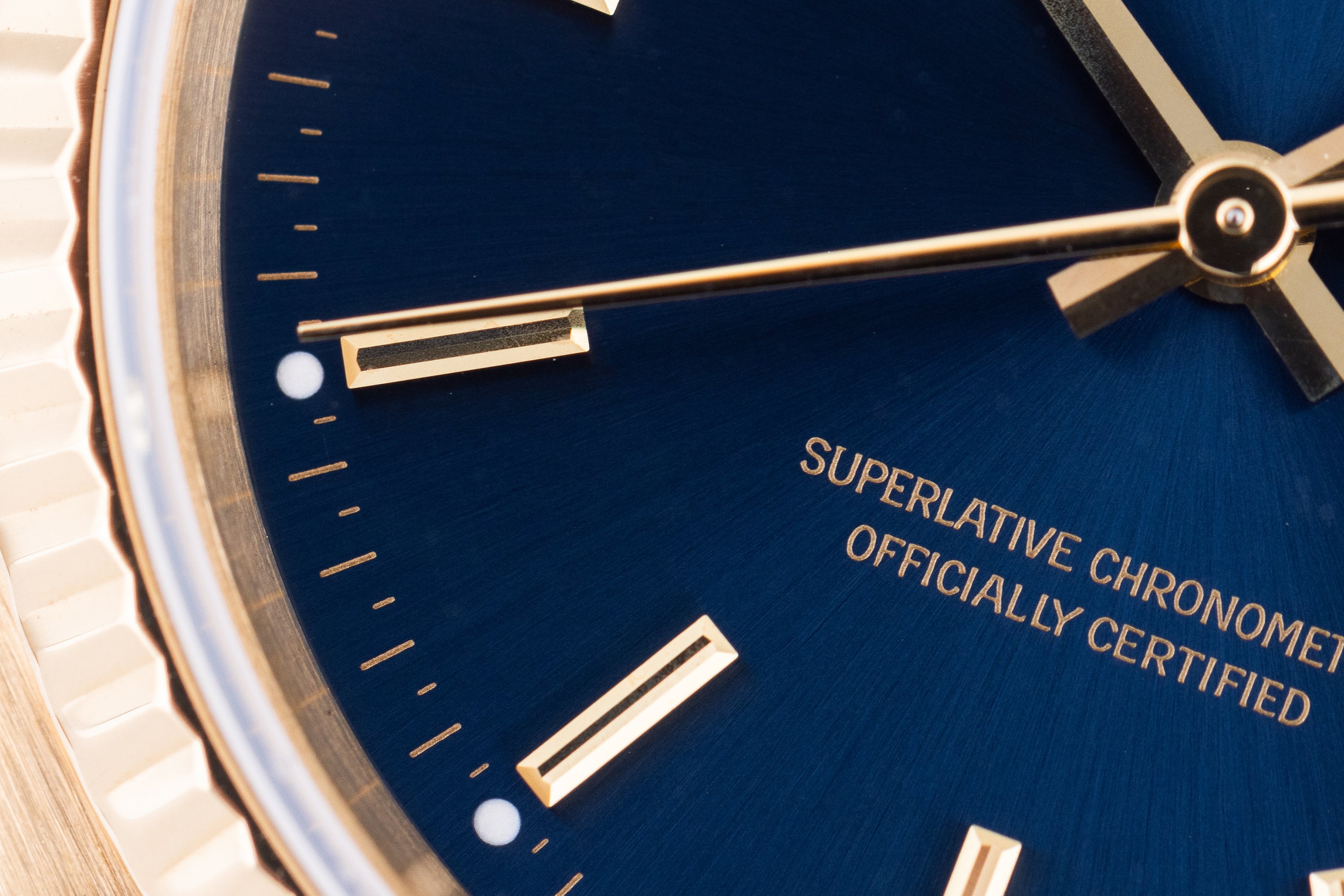 Rolex Date | REF. 15238 | 18k Yellow Gold | Blue Dial