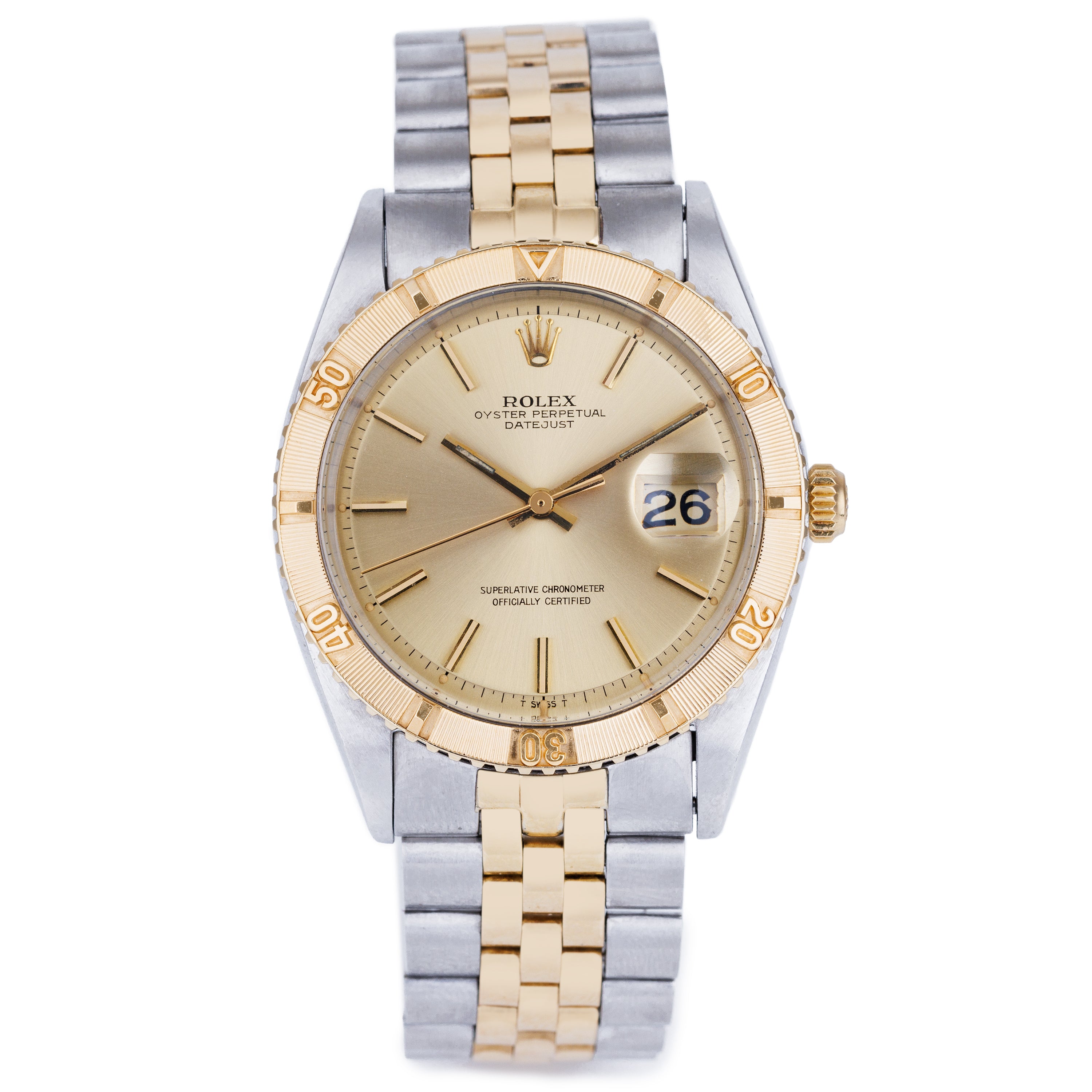 Rolex DateJust Turn-O-Graph | REF. 1625 | Stainless Steel & 18k Yellow Gold | 1971 | Box & Papers