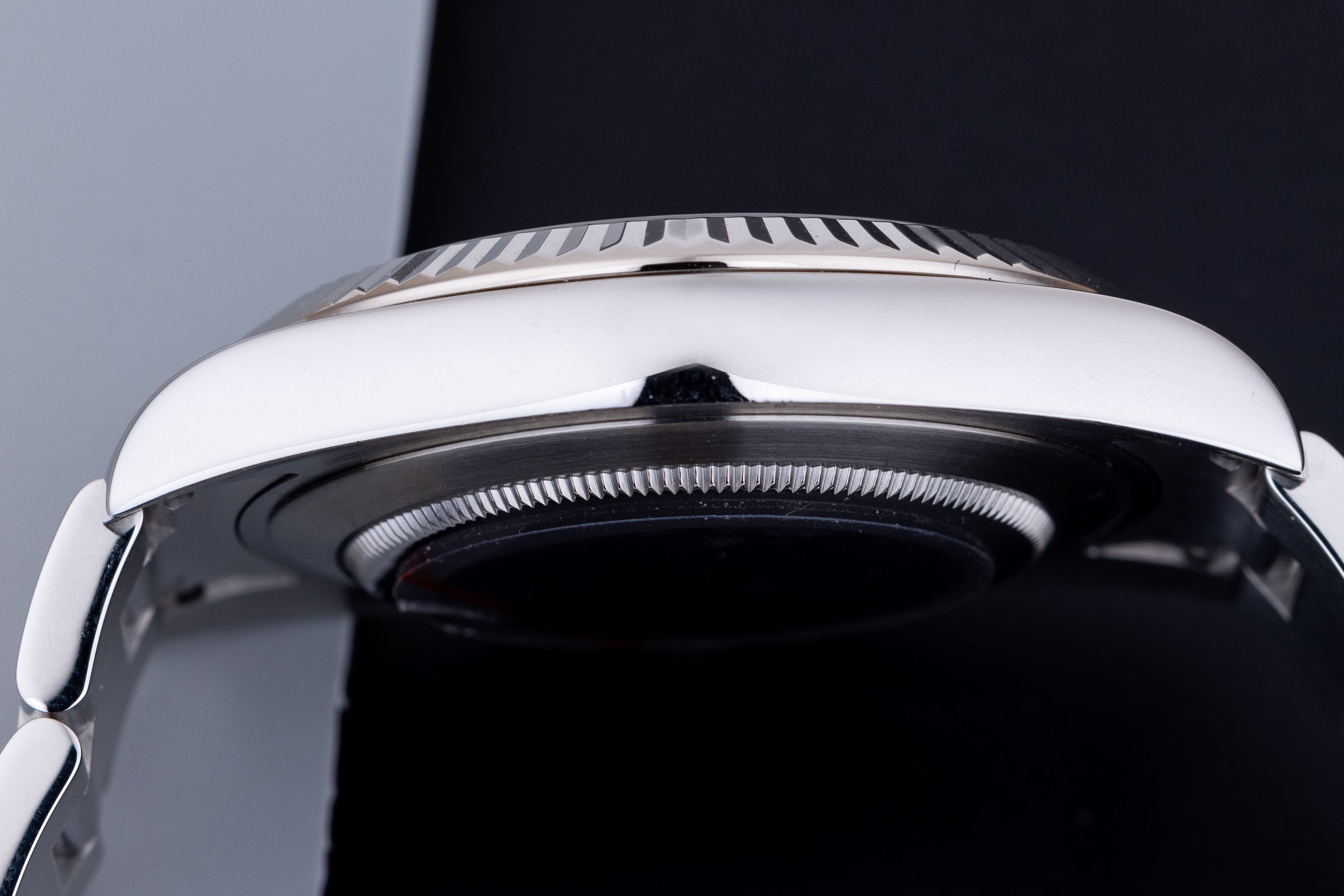 Rolex DateJust 41mm | REF. 116334 | Black Dial | Box & Papers | 2015 | Stainless Steel & 18k White Gold Bezel