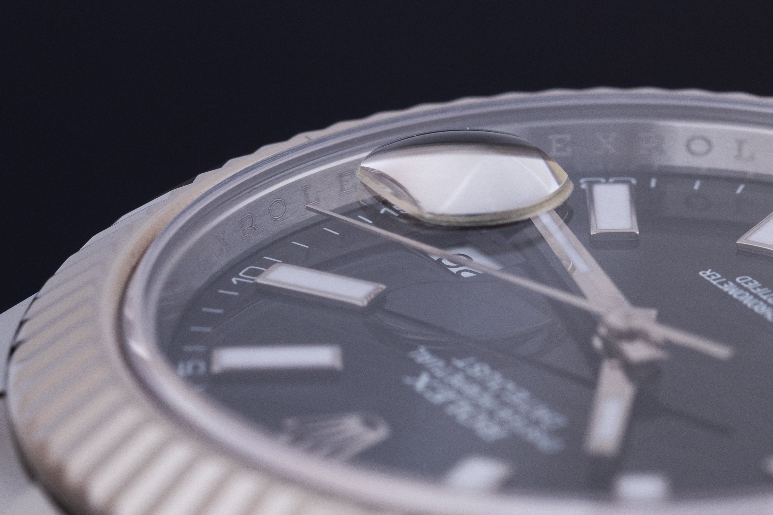 Rolex DateJust 41mm | REF. 116334 | Black Dial | Box & Papers | 2015 | Stainless Steel & 18k White Gold Bezel