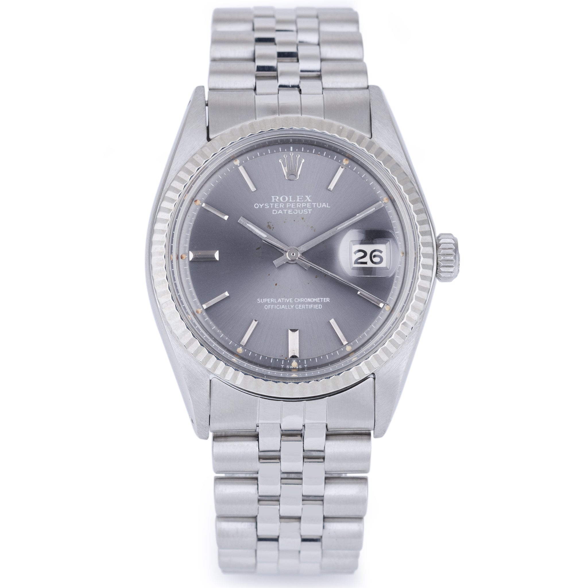 Rolex DateJust 1601 Ghost Dial Stainless Steel 1960's