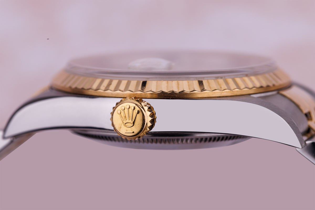 Rolex DateJust 36mm | REF. 16233 | White Roman Numeral Dial | Stainless Steel & 18k Yellow Gold | Box & Papers | 2003