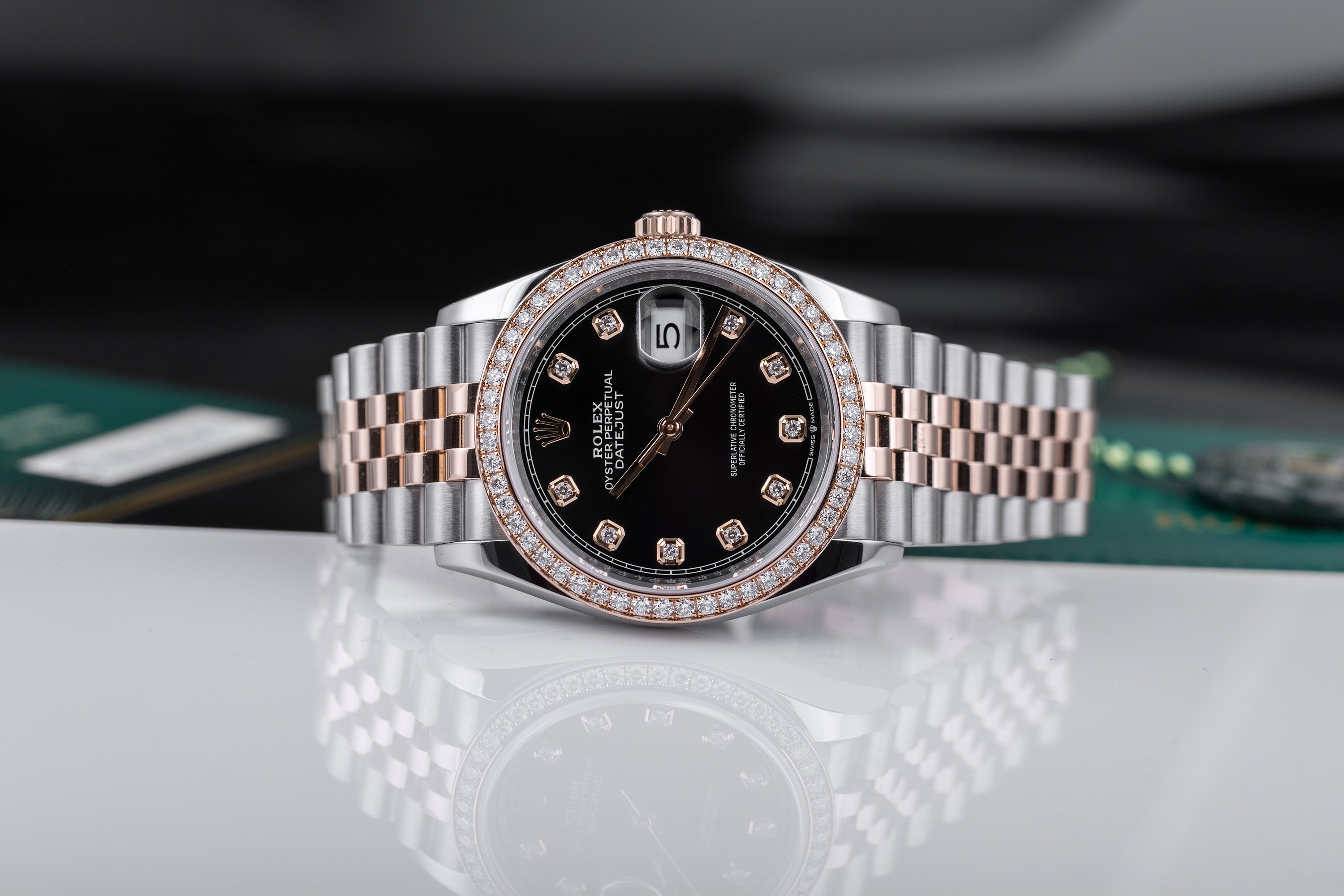 Rolex DateJust 36 | REF. 126281RBR | Box & Papers | 2020 | Stainless Steel & 18k Rose Gold