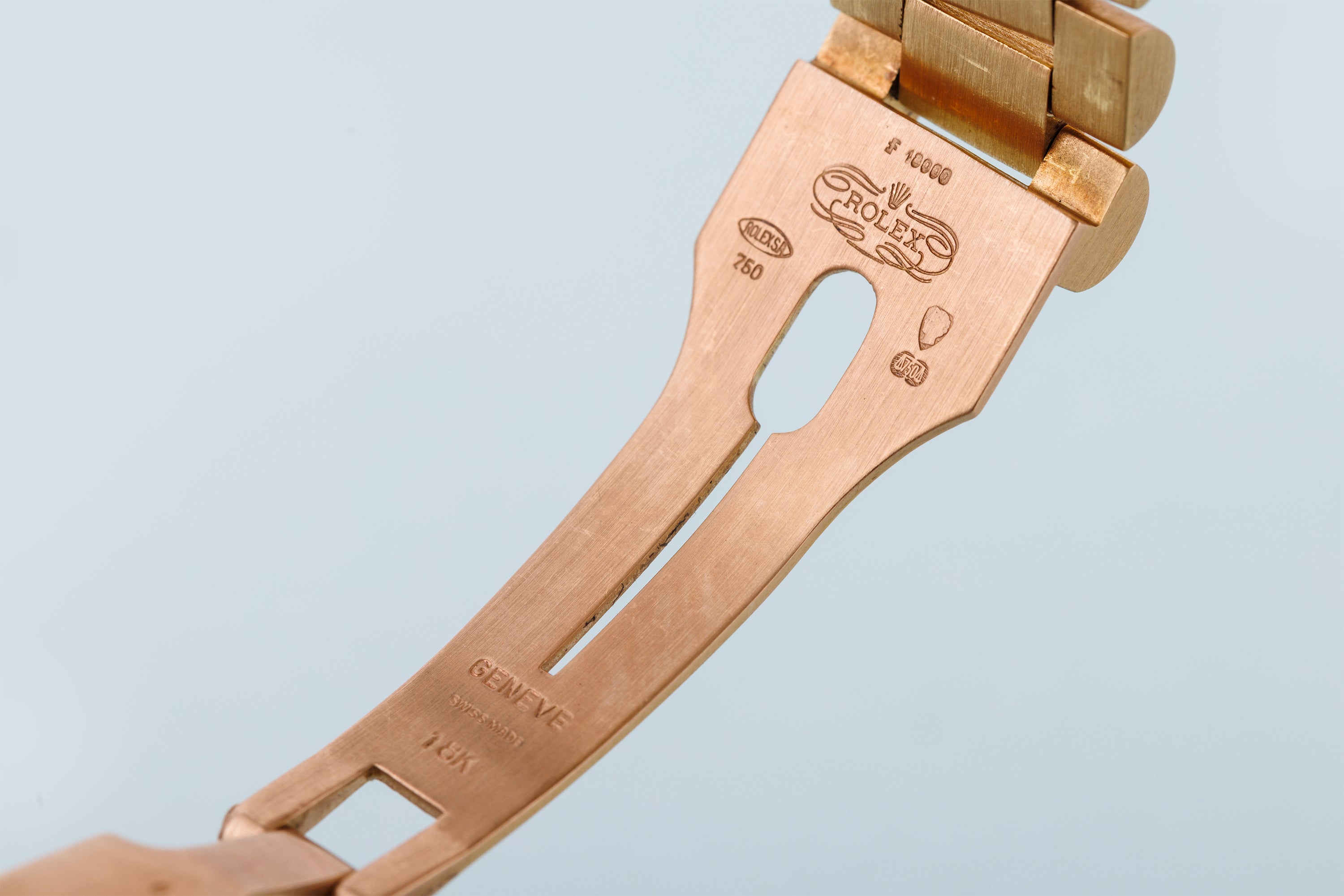 Rolex Day-Date | REF. 18078 | Cherry Red 'Stella' Diamond Dial | Bark Finish | 18k Yellow Gold | 1979