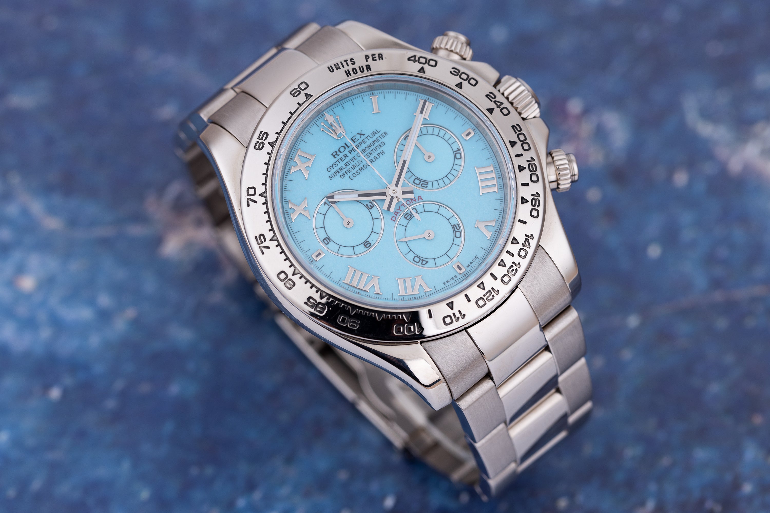Rare Rolex Daytona Beach Blue Turquoise | REF. 116509 | 18k White Gold | 2007