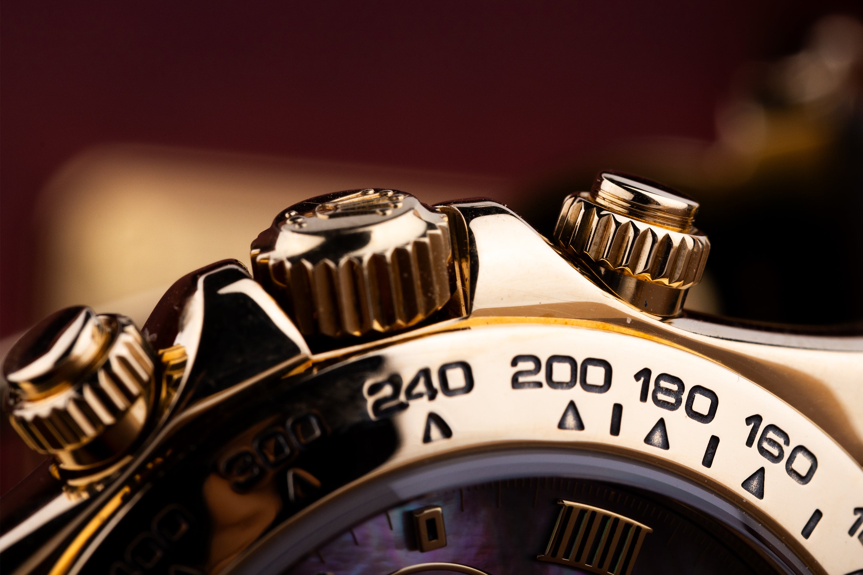 Rolex Daytona | REF. 116518 | Black Mother of Pearl Dial | Box & Papers | 18k Yellow Gold