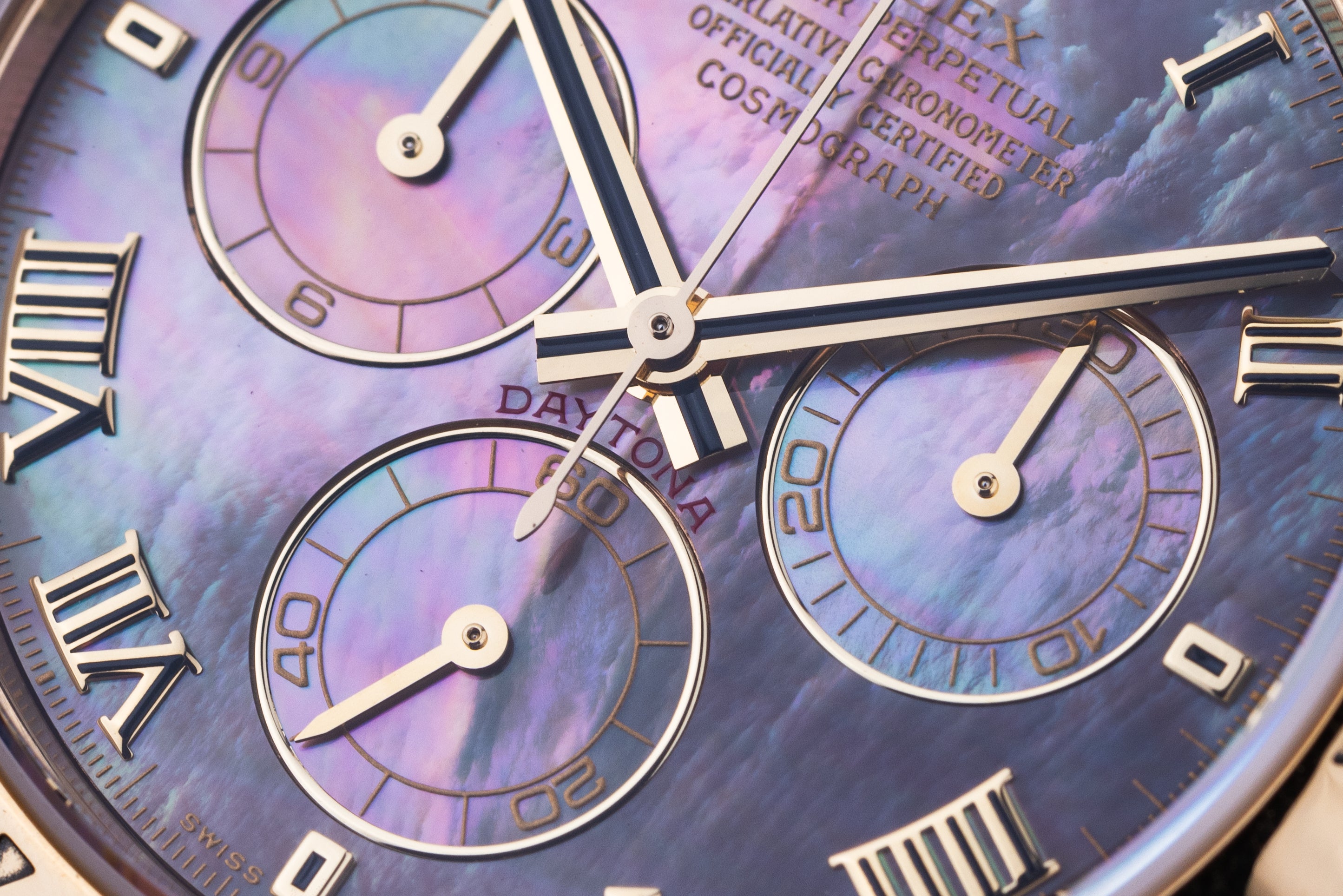 Rolex Daytona | REF. 116518 | Black Mother of Pearl Dial | Box & Papers | 18k Yellow Gold