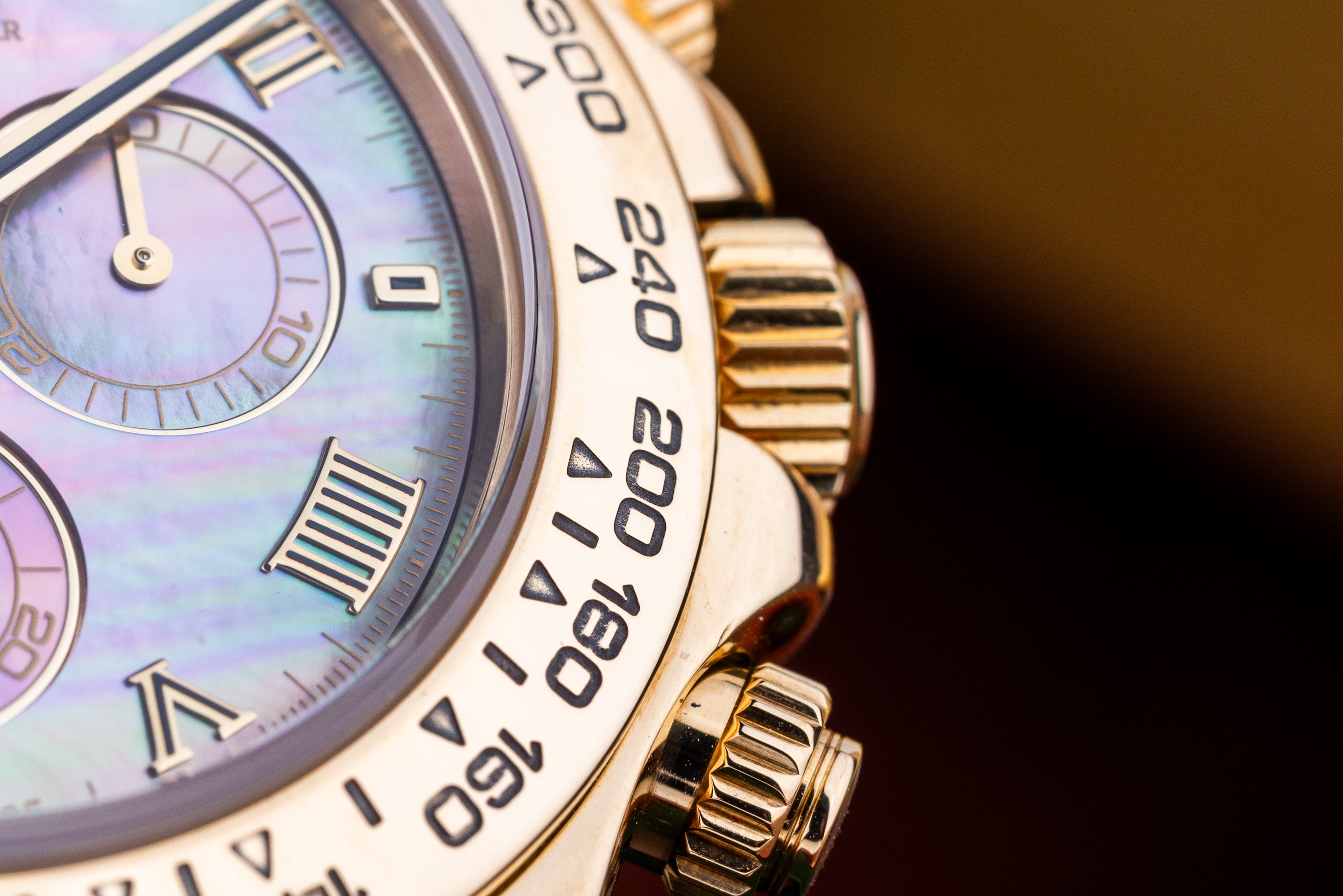 Rolex Daytona | REF. 116518 | Black Mother of Pearl Dial | Box & Papers | 18k Yellow Gold