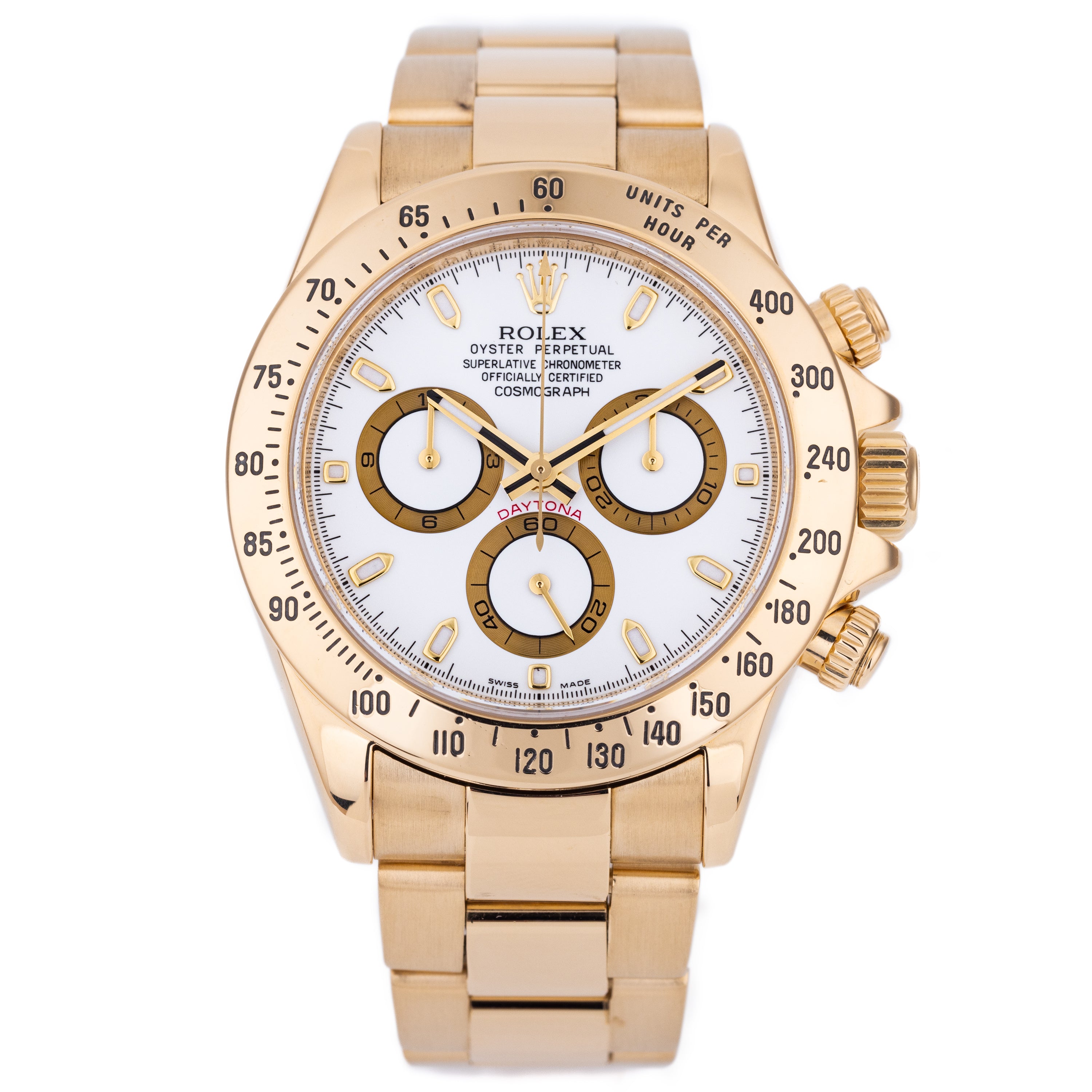 Rolex Daytona | REF. 116528 | White 'APH' Dial | Box & Papers | 2012 | 18k Yellow Gold