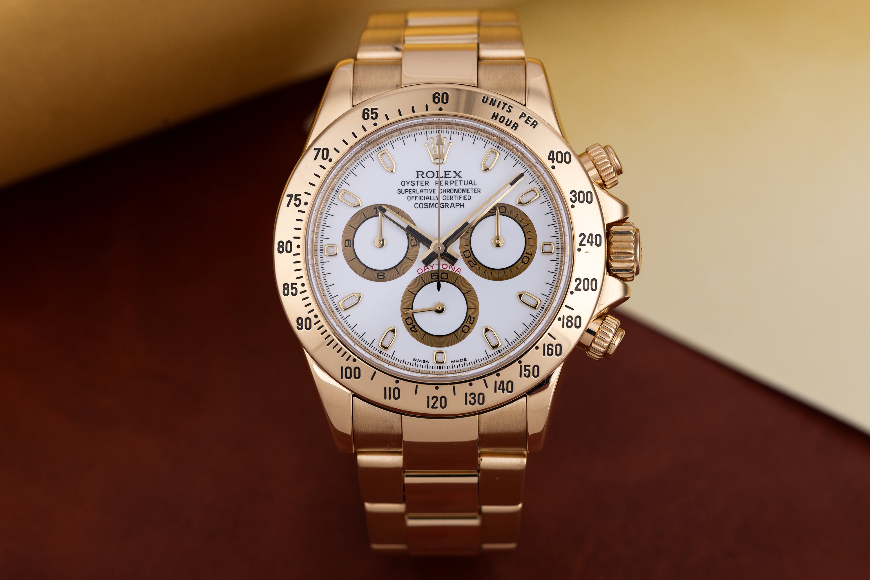 Rolex Daytona | REF. 116528 | White 'APH' Dial | Box & Papers | 2012 | 18k Yellow Gold