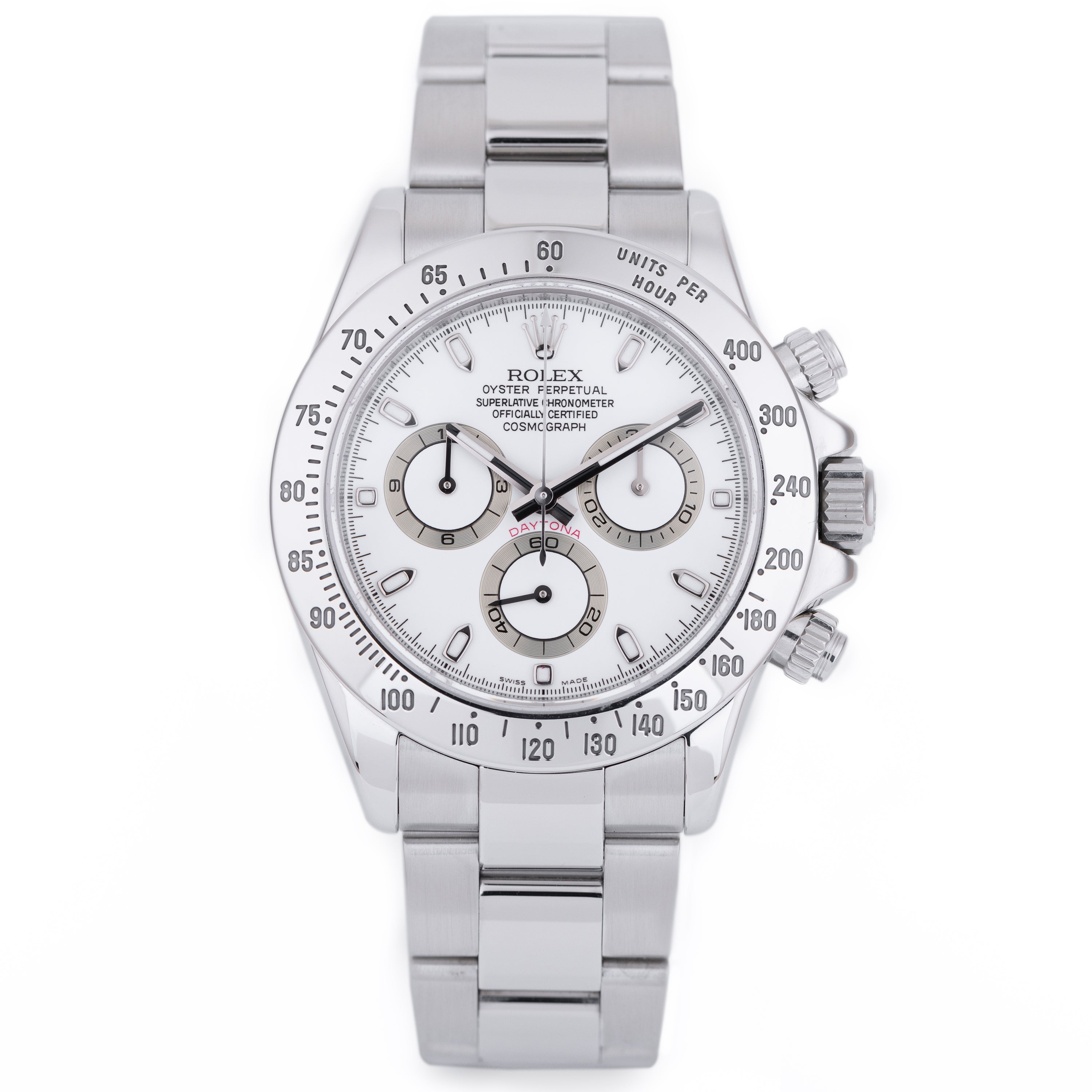 Rolex Daytona | REF. 116520 | White dial | Box & Papers | Stainless Steel | 2008