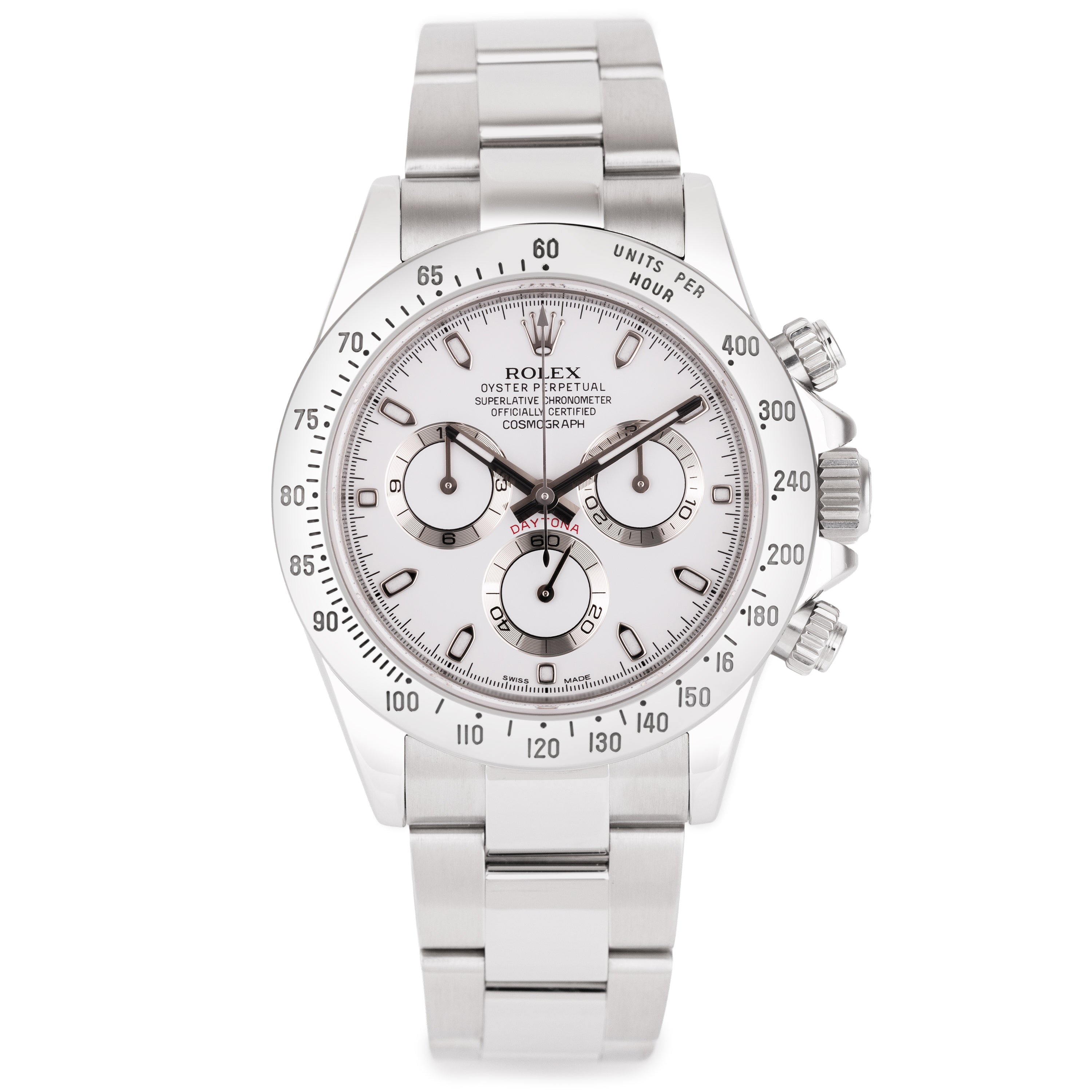 Rolex Daytona | REF. 116520 | White 'APH' Dial | Stainless Steel | Box, Papers & Service Papers | 2013