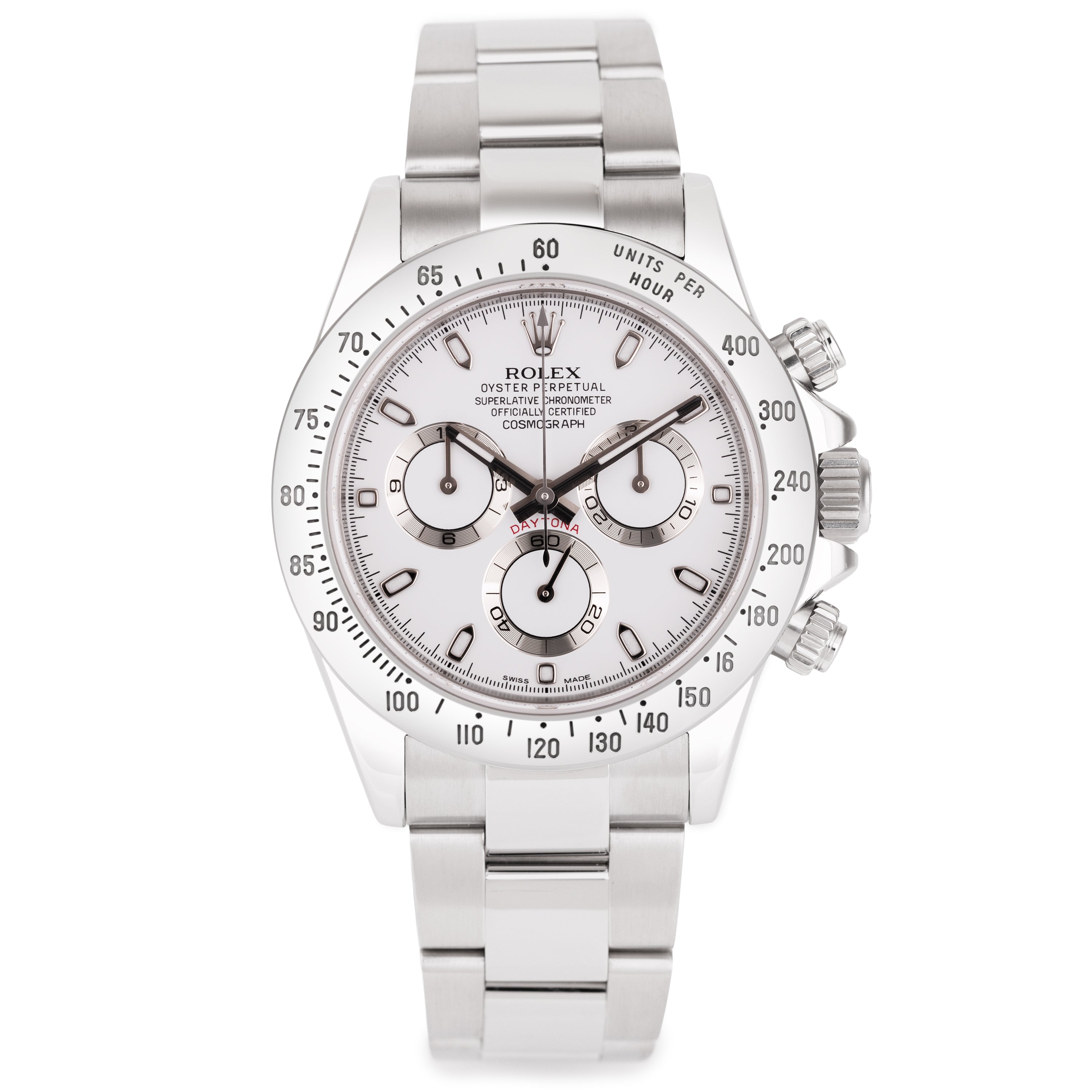 Rolex Daytona | REF. 116520 | White 'APH' Dial | Stainless Steel | Box, Papers & Service Papers | 2013