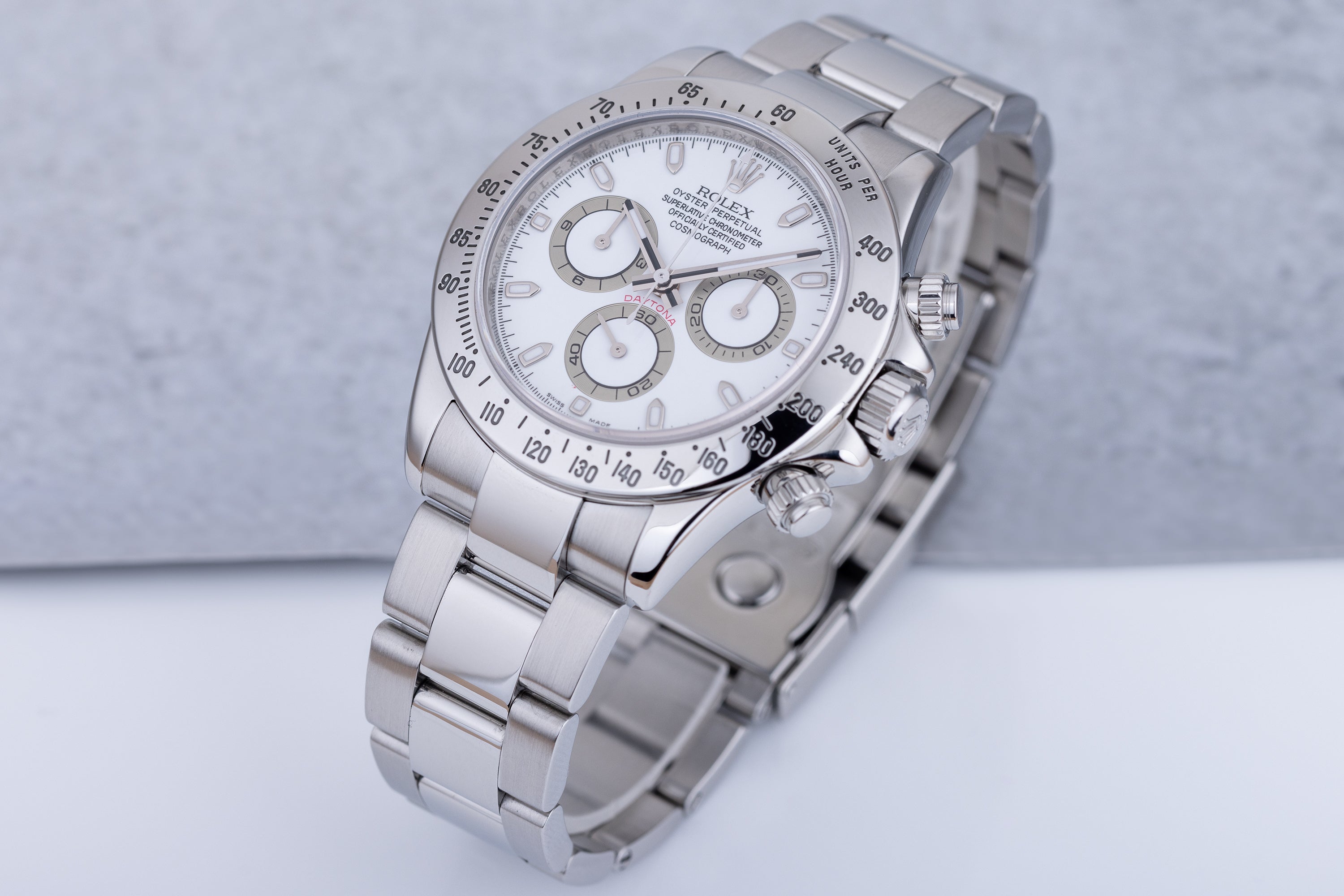 Rolex Daytona | REF. 116520 | White dial | Box & Papers | Stainless Steel | 2008
