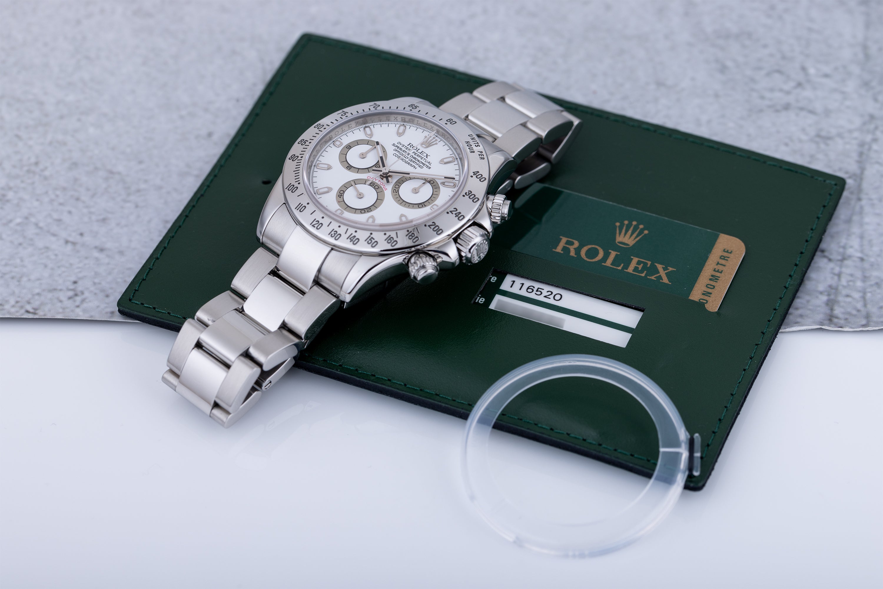 Rolex Daytona | REF. 116520 | White dial | Box & Papers | Stainless Steel | 2008