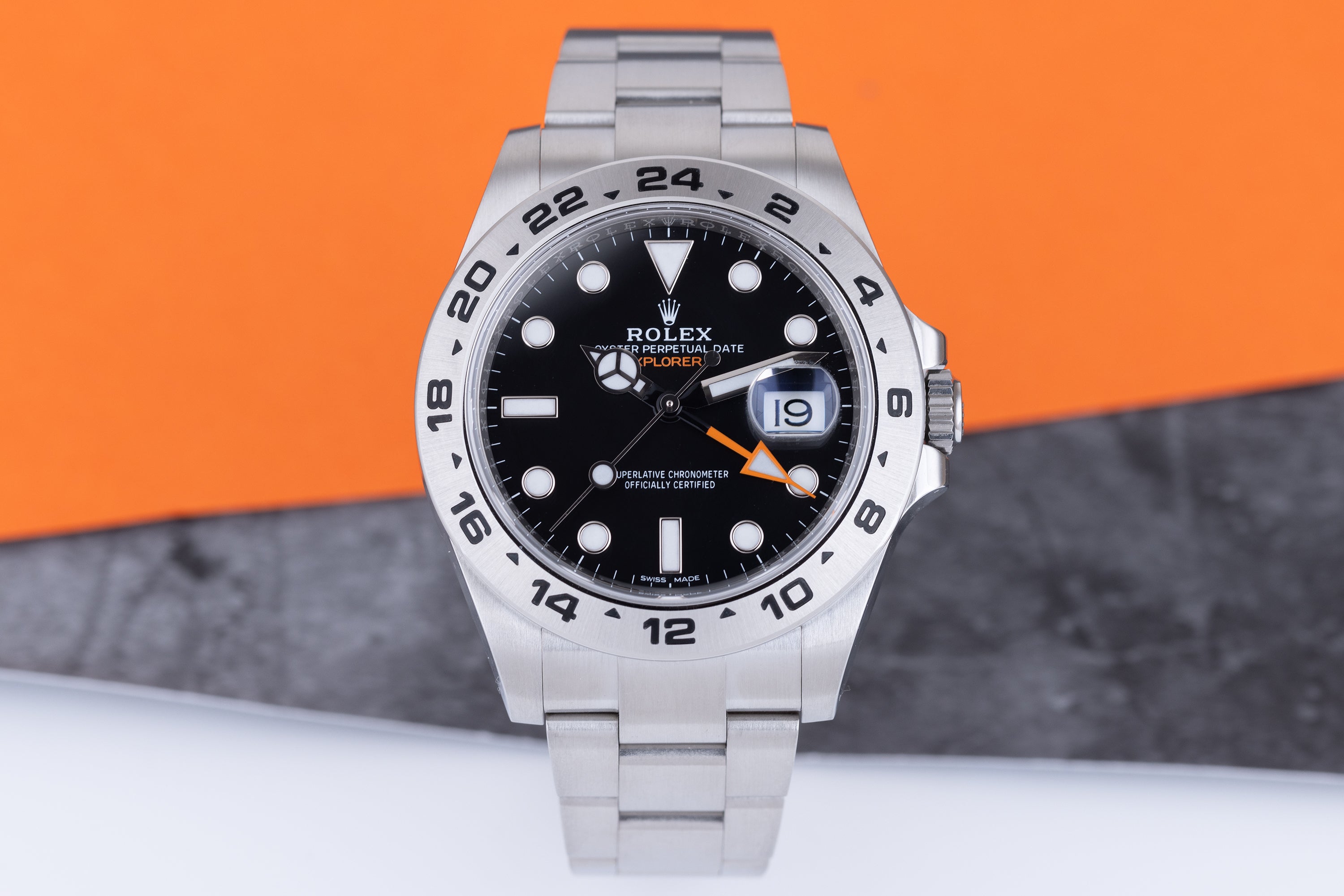 Rolex Explorer II | REF. 216570 | Black Dial | 2019 | Box & Papers | Stainless Steel