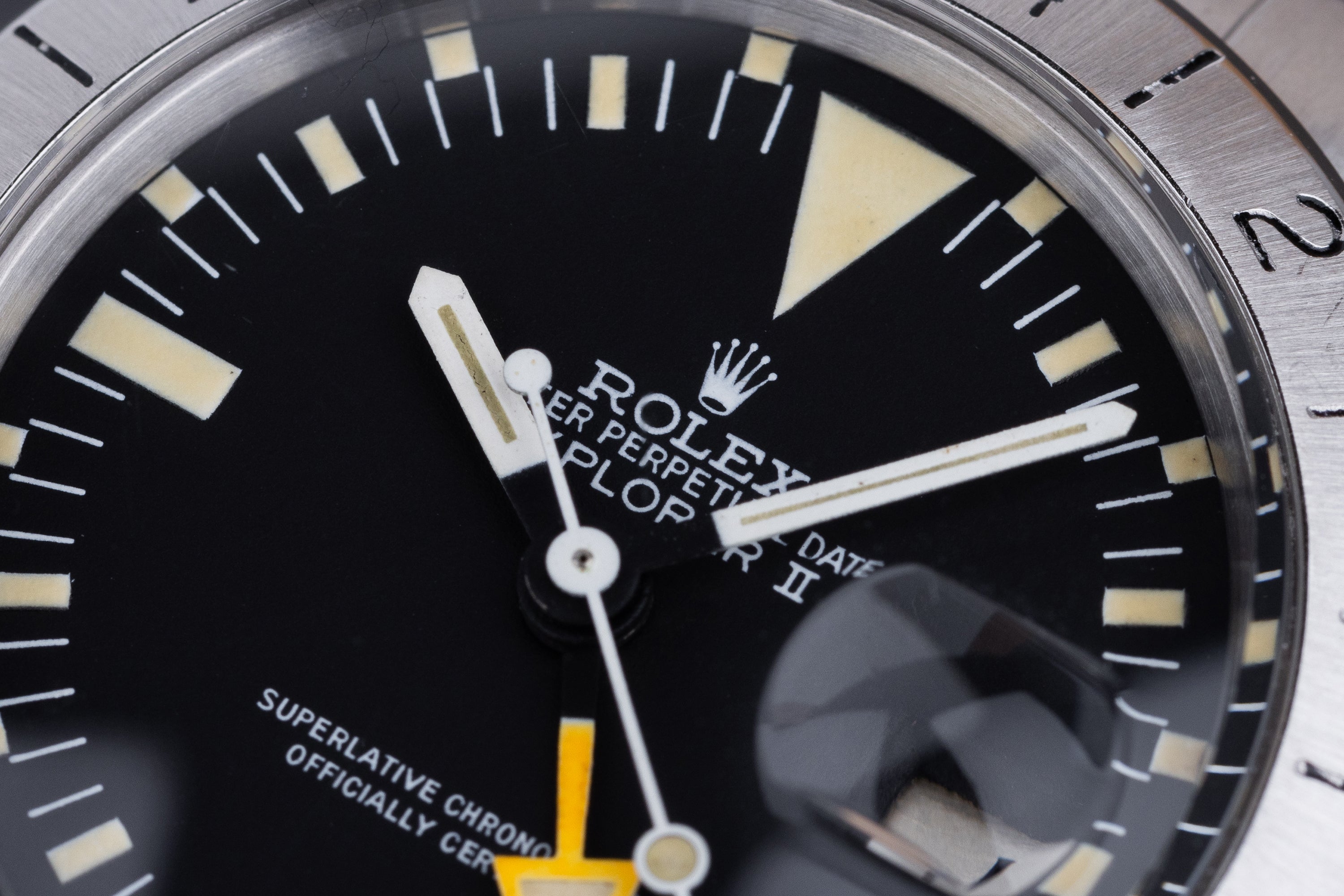 Rolex Explorer II Mark 4 "Steve McQueen" "Freccione" | REF. 1655/0 | Rolex Service Papers 2017 | Stainless Steel | 1979