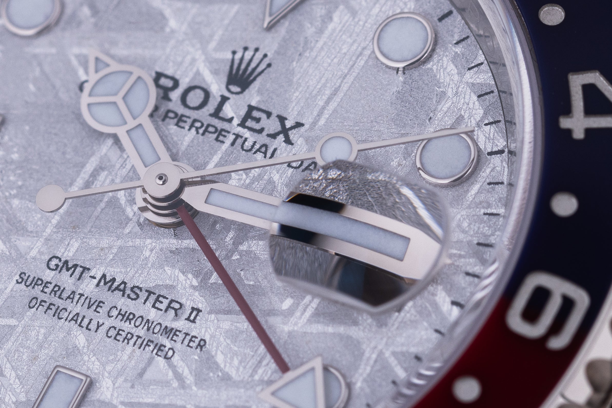 Rolex GMT-Master II "Pepsi" | Meteorite Dial | REF. 126719BLRO | 18k White Gold | Box & Papers | 2020