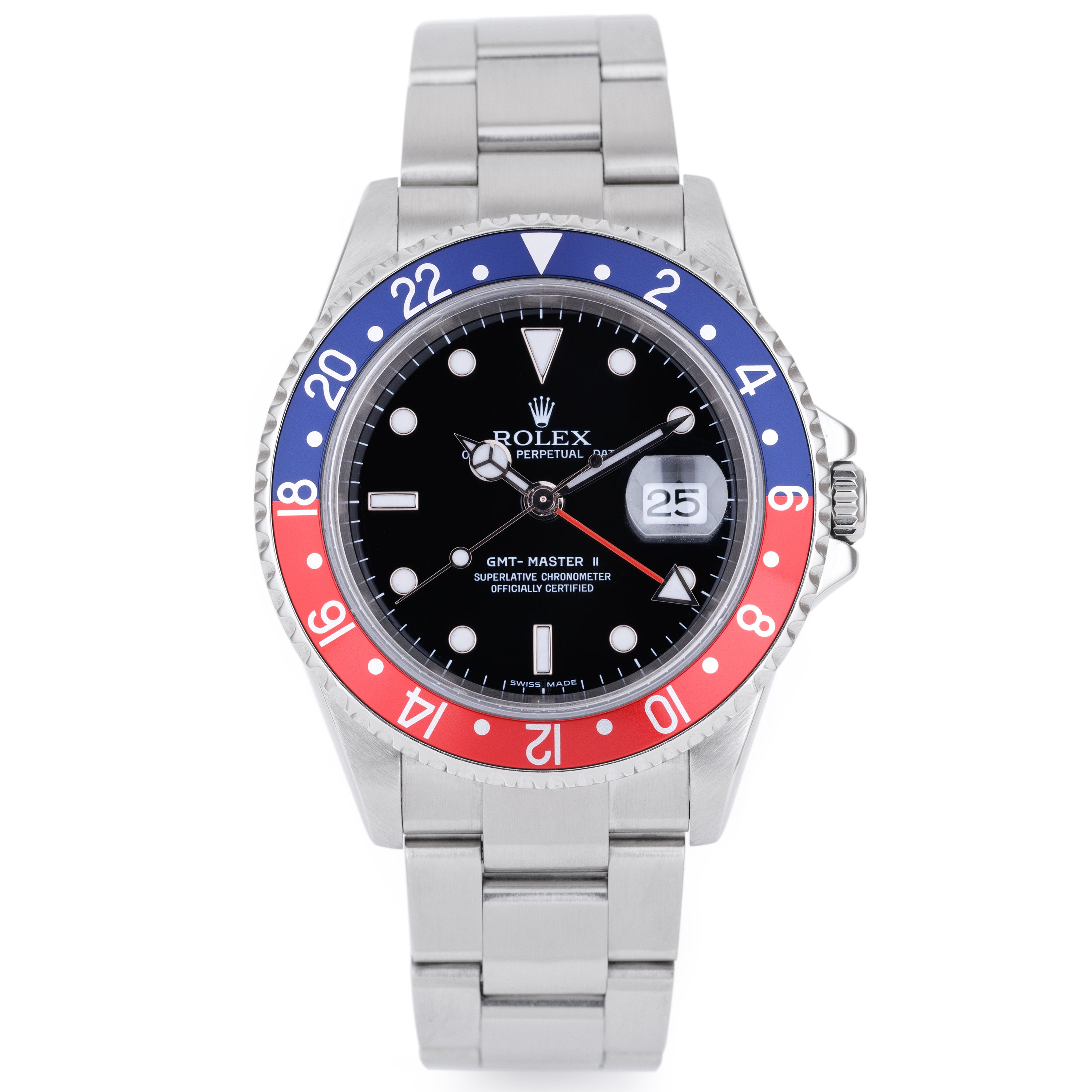 Rolex GMT-Master II "Pepsi" | REF. 16710 T | 'Stick Dial' - Calibre 3185 | Stainless Steel | Box & Papers | 2006