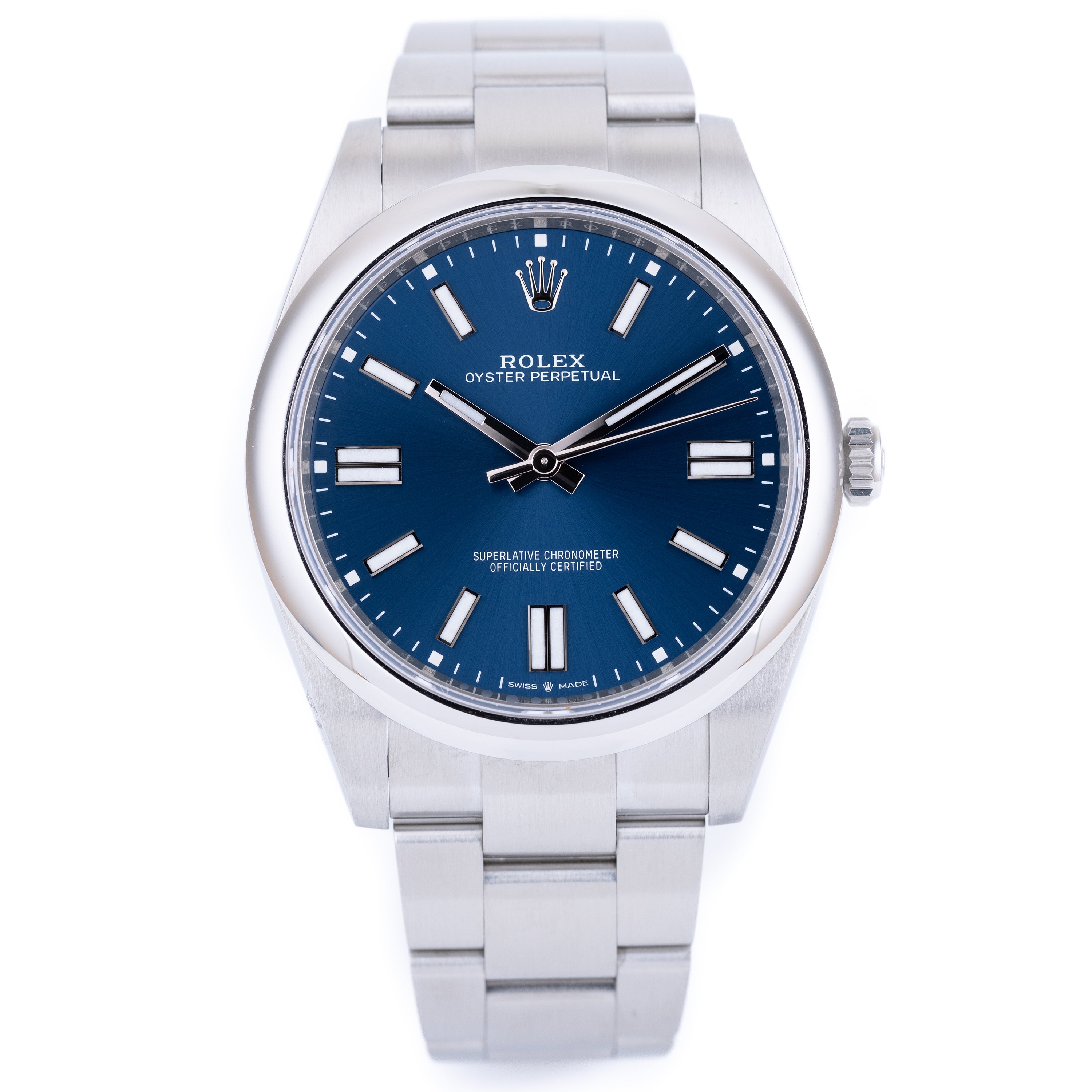 Rolex Oyster Perpetual 41mm | REF. 124300 | Blue Dial | Box & Papers | 2022 | Stainless Steel