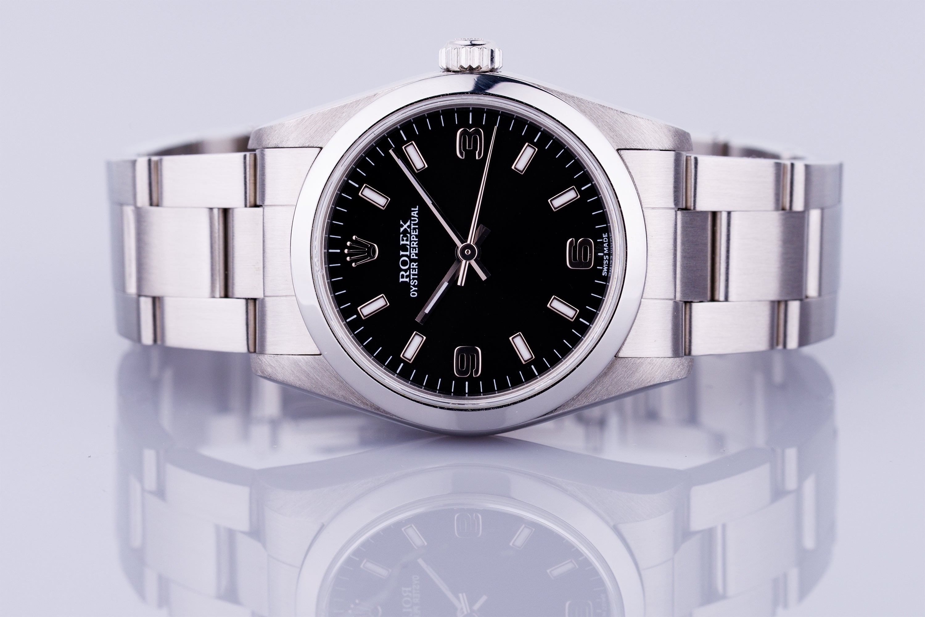 Rolex Oyster Perpetual 31 | REF. 77080 | Stainless Steel | Black Dial | 2000's