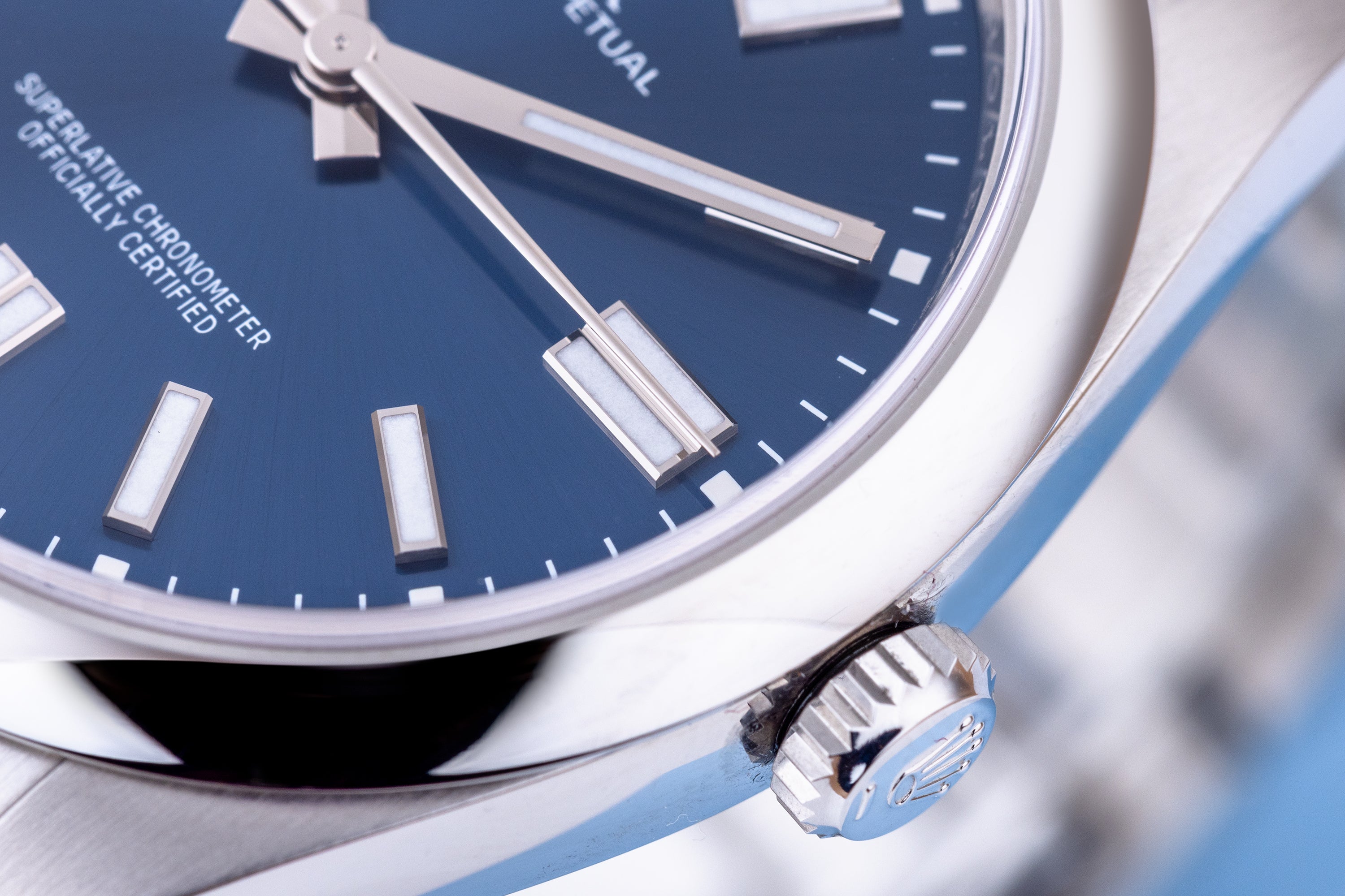 Rolex Oyster Perpetual 41mm | REF. 124300 | Blue Dial | Box & Papers | 2022 | Stainless Steel