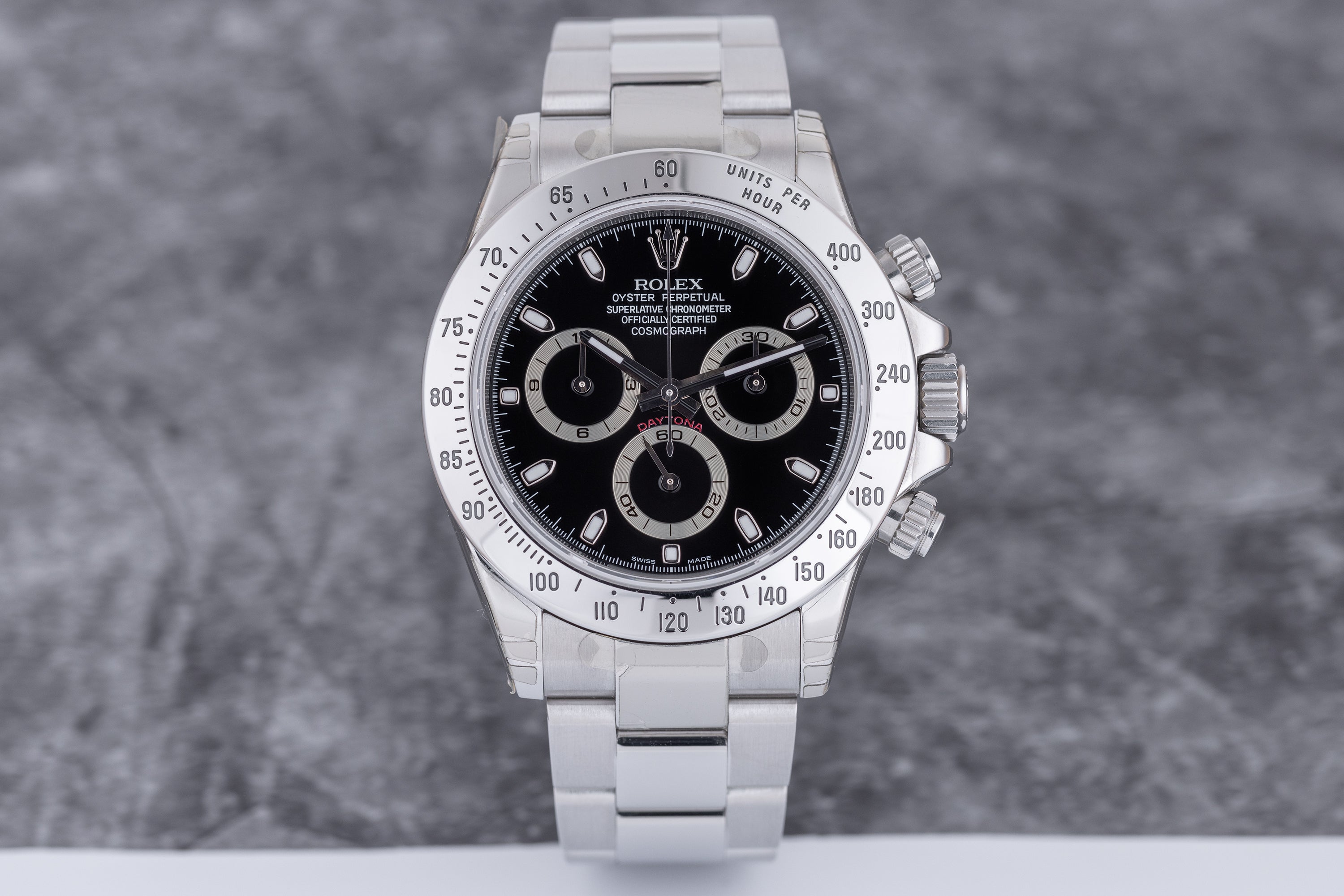 Rolex Daytona | REF. 116520 | Black Dial | 2008 | Box & Papers | Stainless Steel