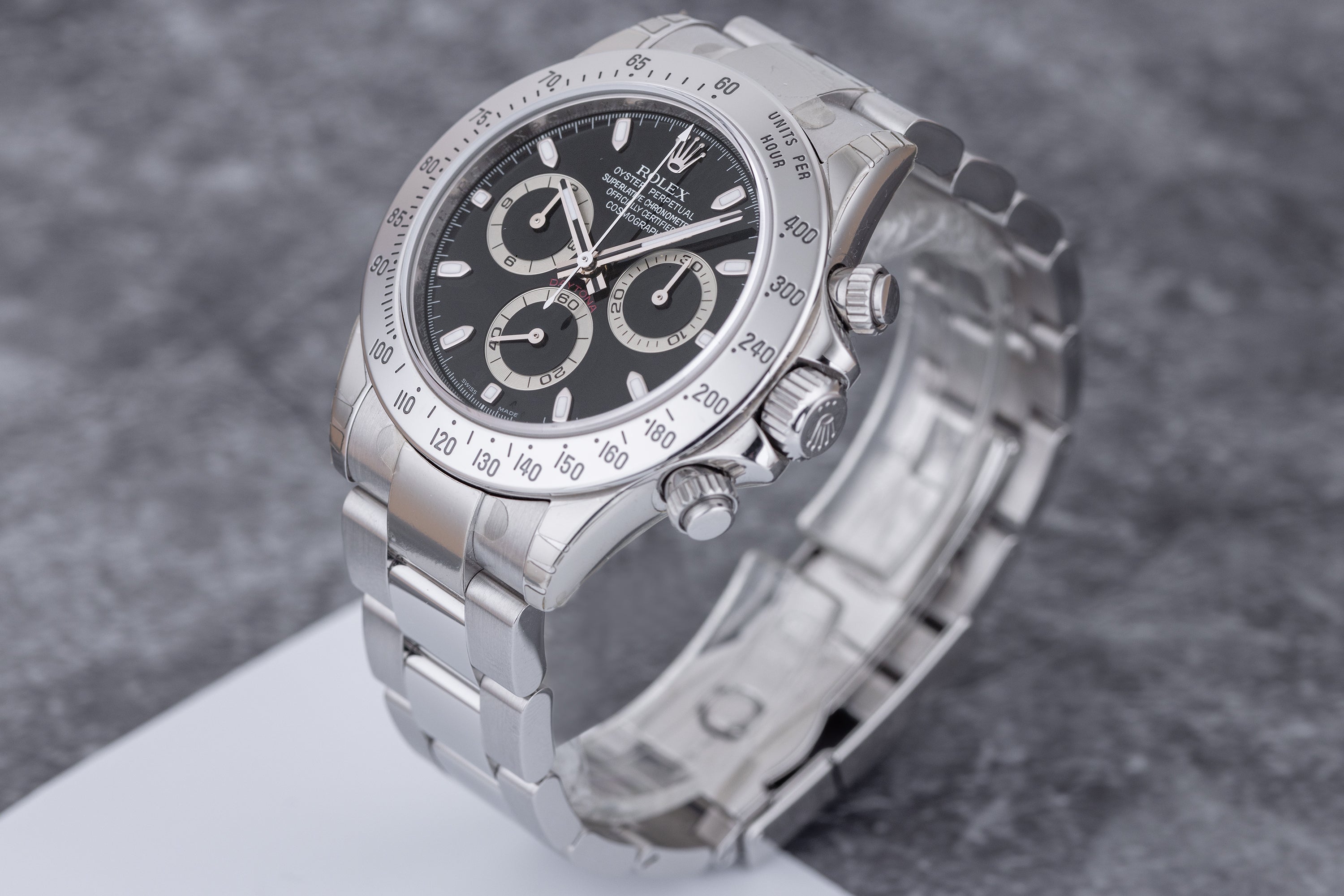 Rolex Daytona | REF. 116520 | Black Dial | 2008 | Box & Papers | Stainless Steel