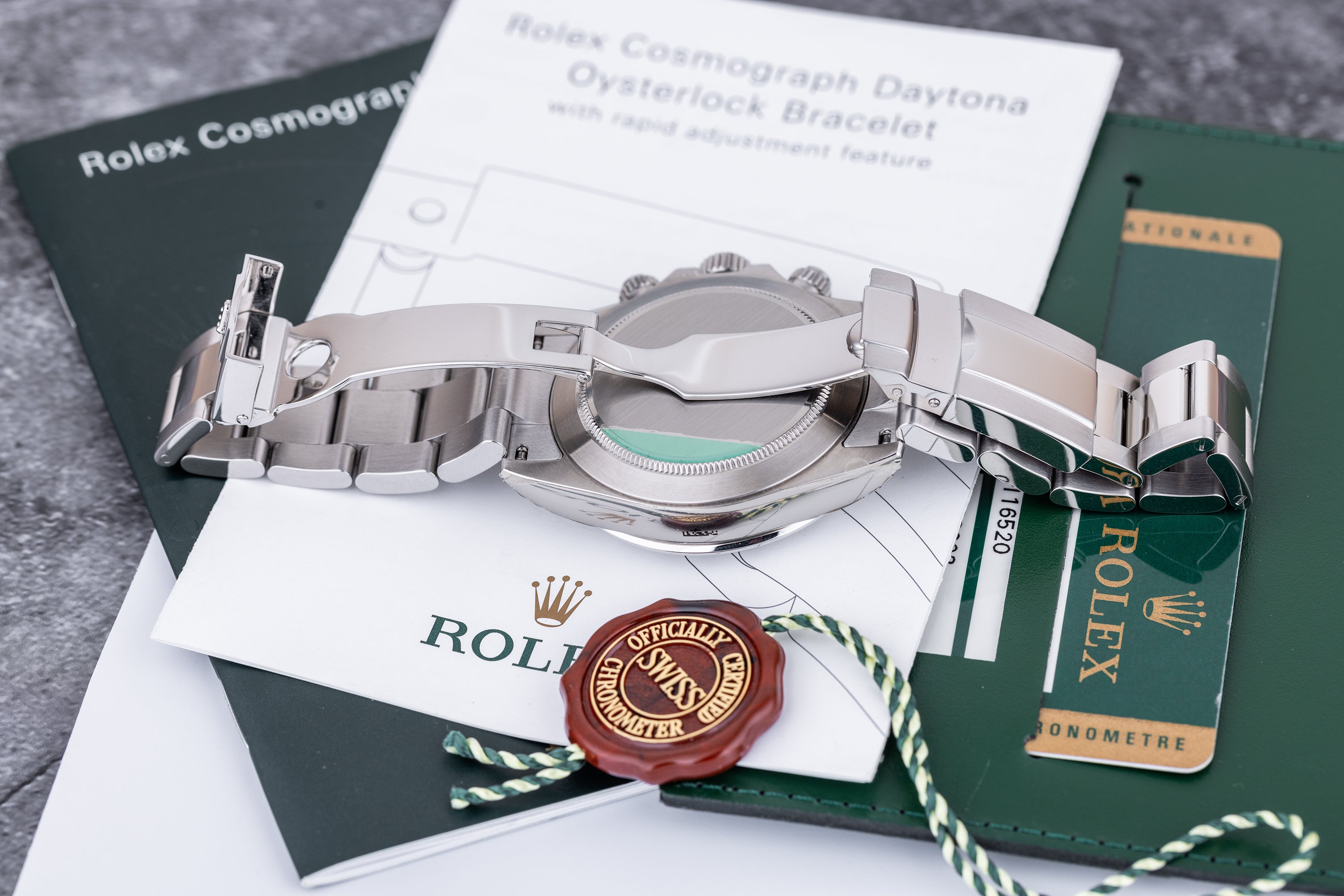 Rolex Daytona | REF. 116520 | Black Dial | 2008 | Box & Papers | Stainless Steel