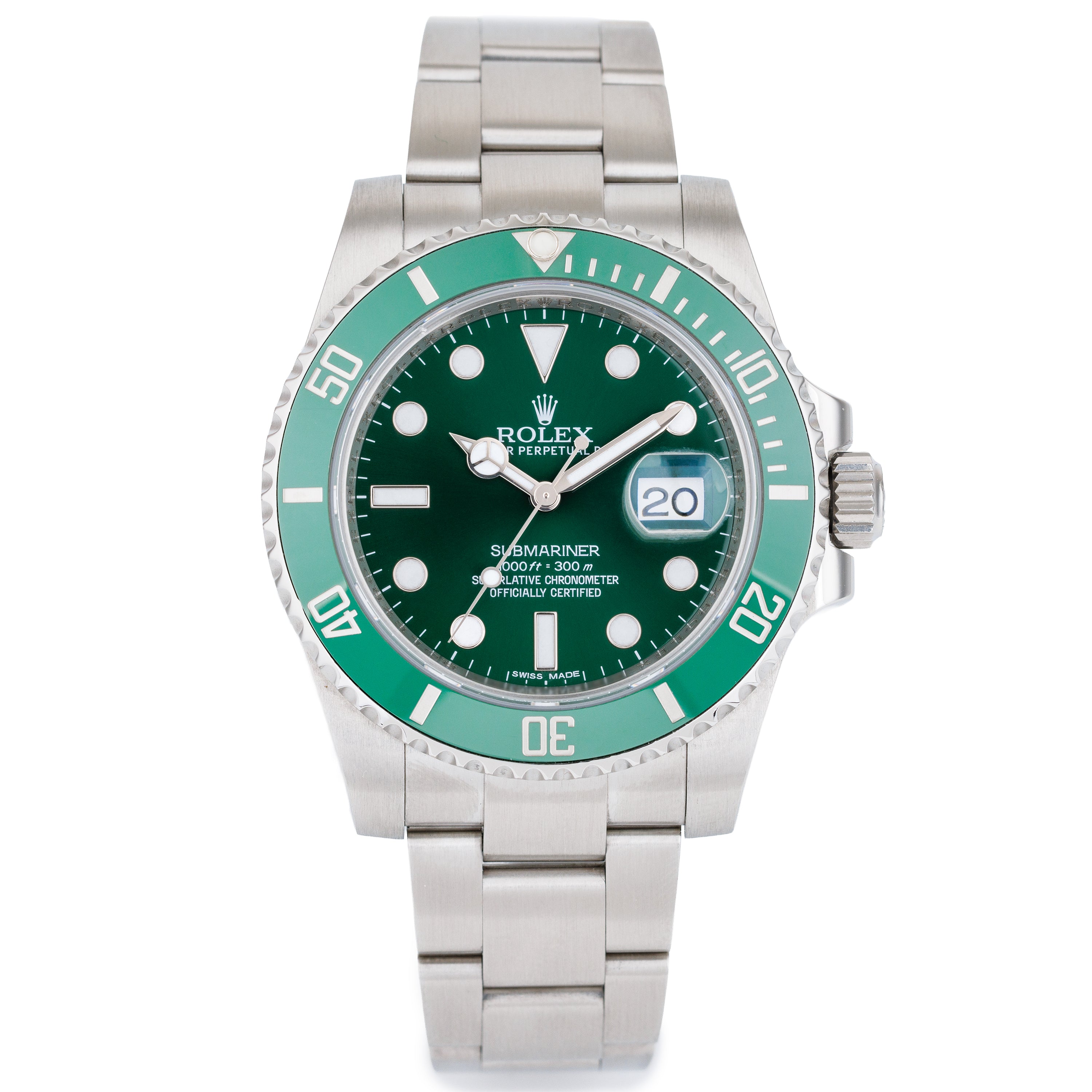 Rolex Submariner Hulk | REF. 116610LV | Stainless Steel | Box & Papers | 2014