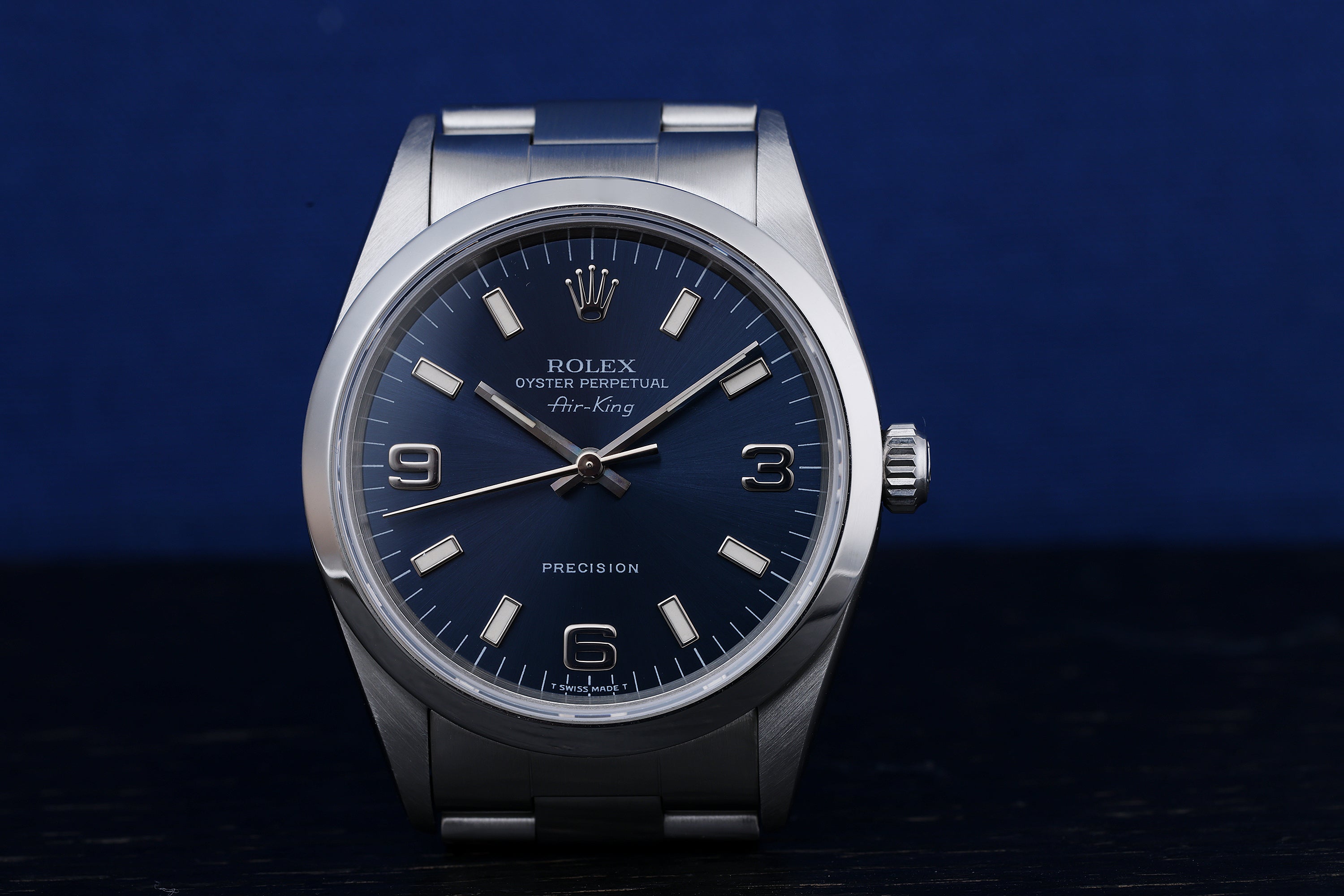 Rolex Air-King | REF. 14000 | Blue Dial | 34mm | Stainless Steel | Box & Papers | 1997