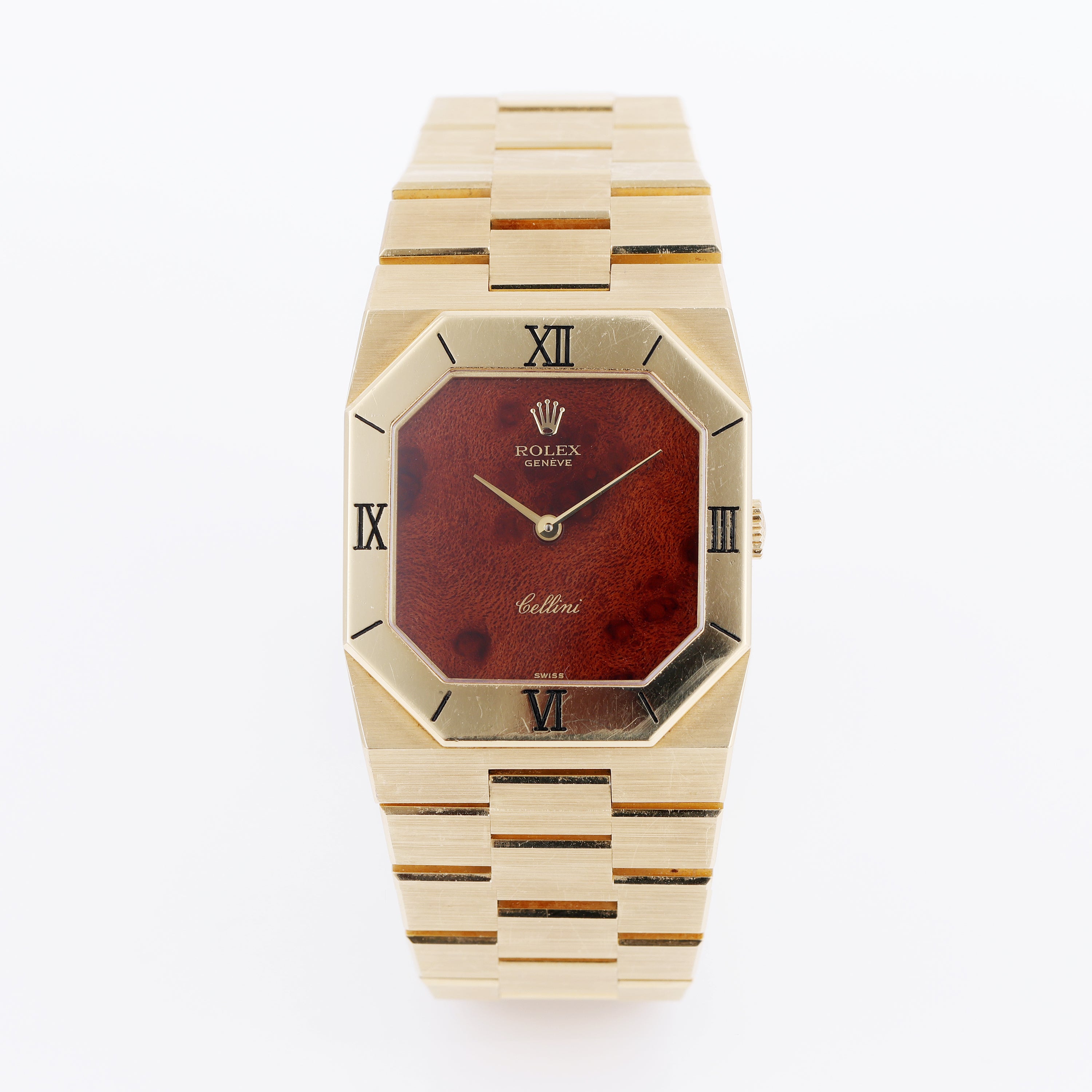 Rolex Cellini Vintage | REF. 4350 | Wood Dial | 18k Yellow Gold