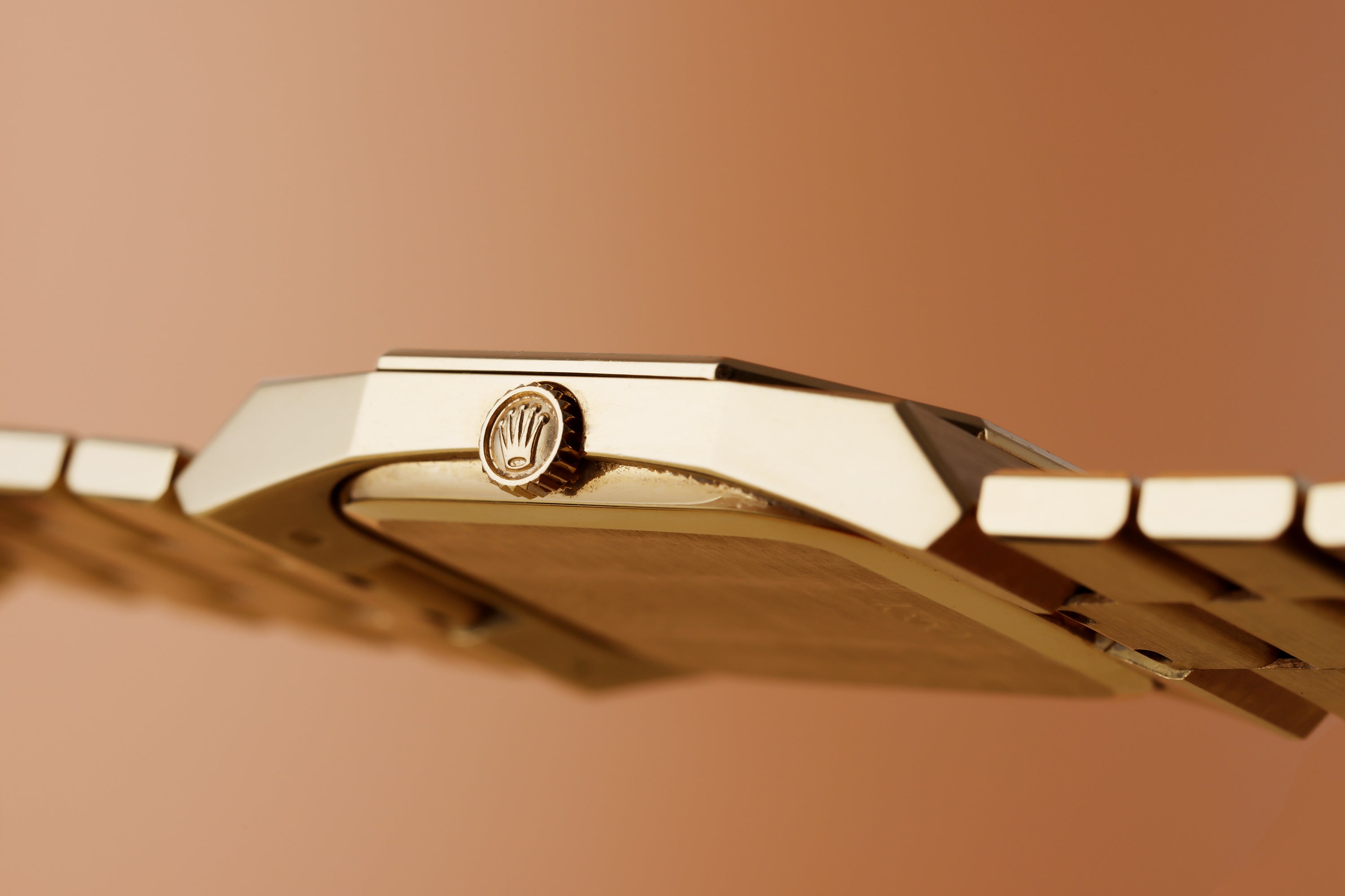 Rolex Cellini Vintage | REF. 4350 | Wood Dial | 18k Yellow Gold