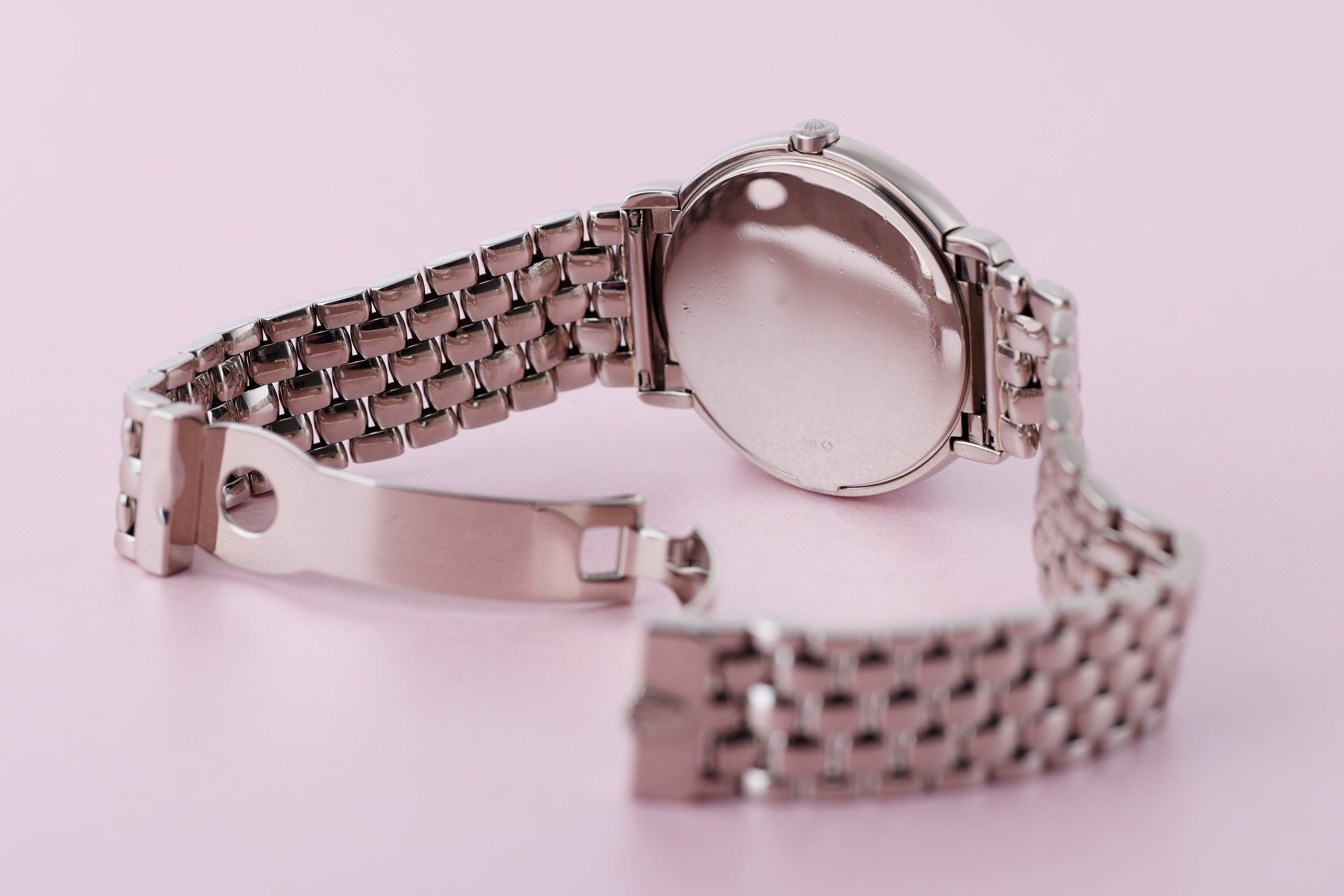 Rolex Cellini Cellissima | REF. 6681 | Pink Champagne Dial | 33mm | 18k White Gold | Quartz | 1999
