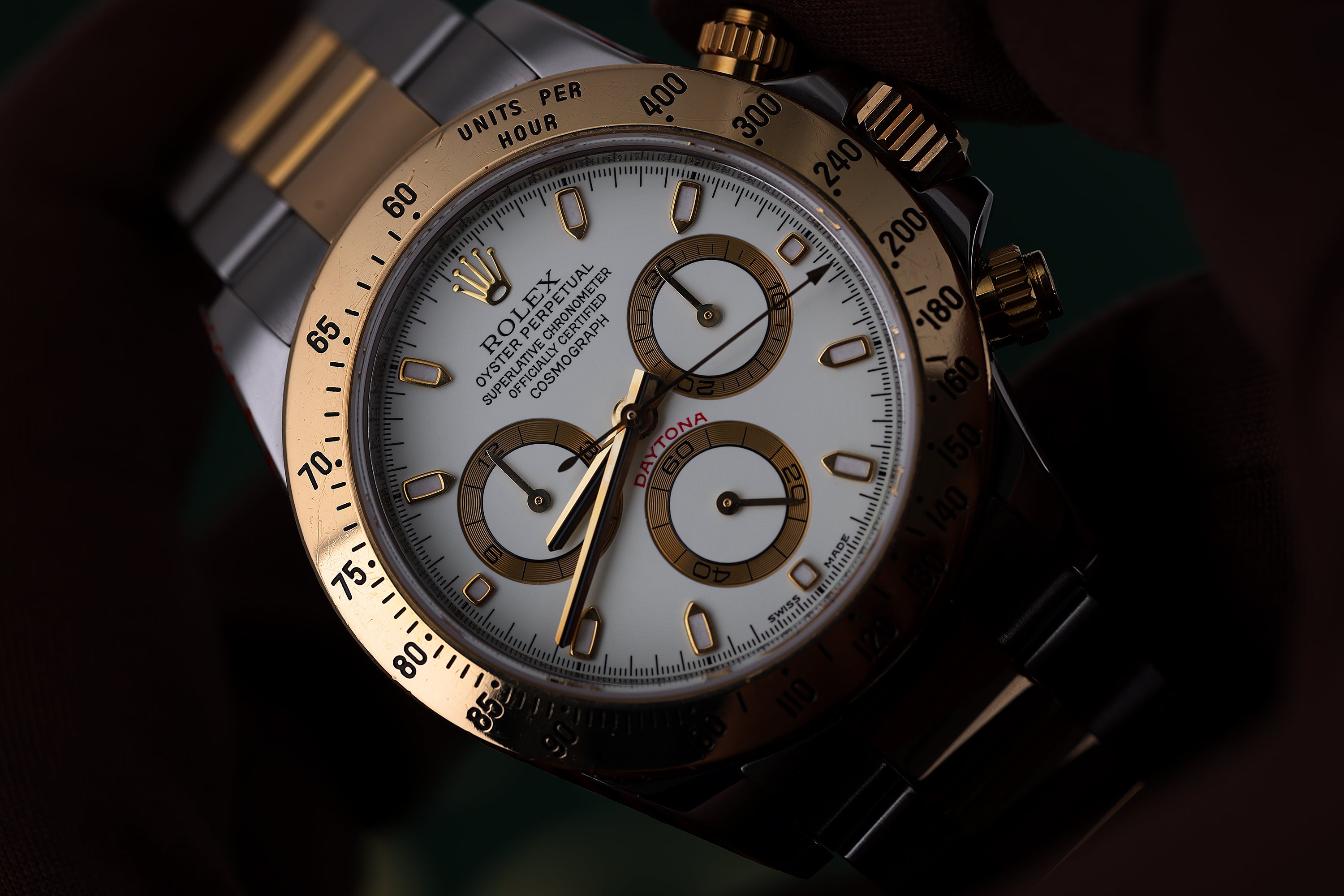 Rolex Daytona | REF. 116523 | Stainless Steel & 18k Yellow Gold | White Dial | 2025 Rolex Service Papers