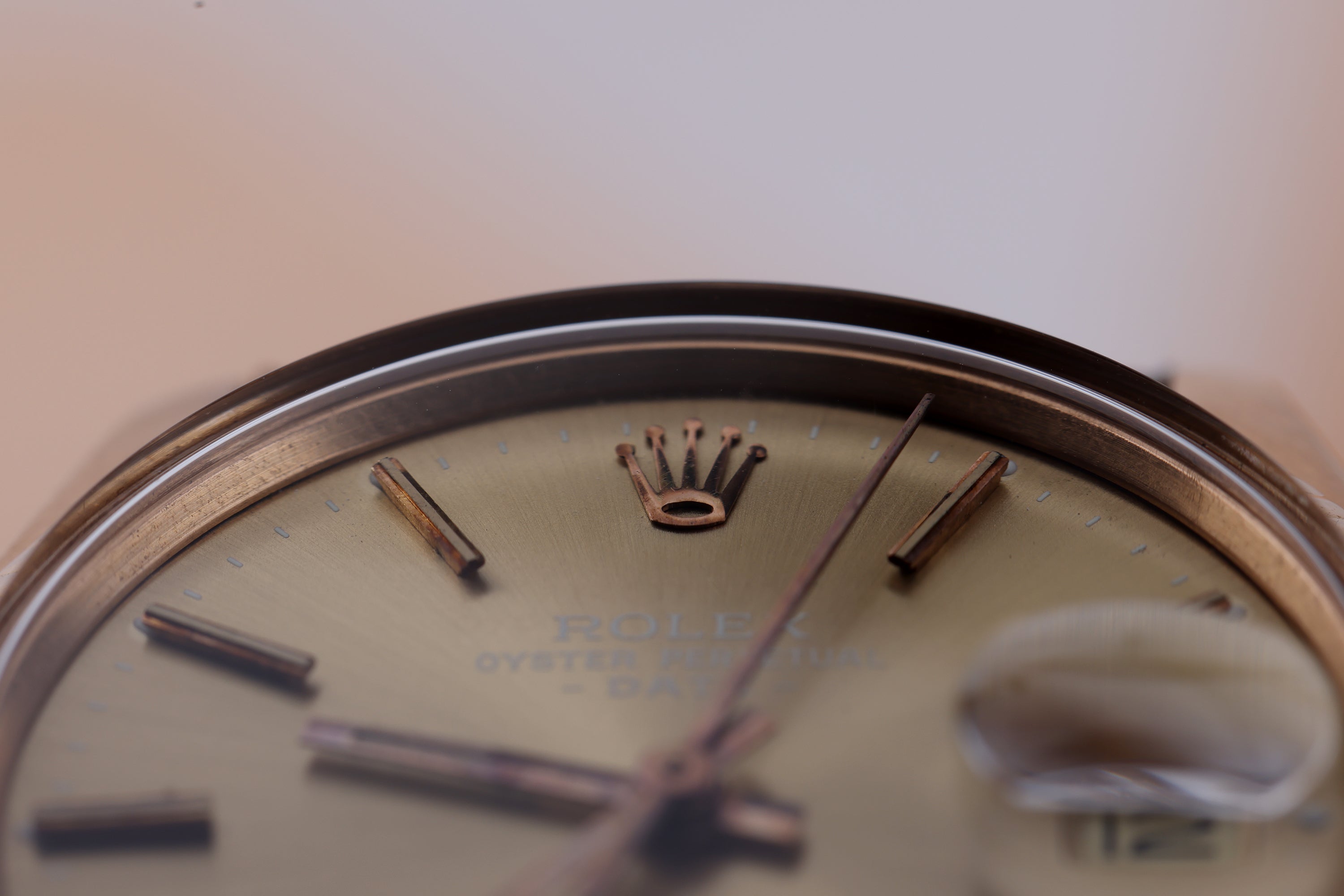Rolex Date | REF. 1503 | Gold 'Ghost' Dial | 34.5mm | 18k Rose Gold | 1974