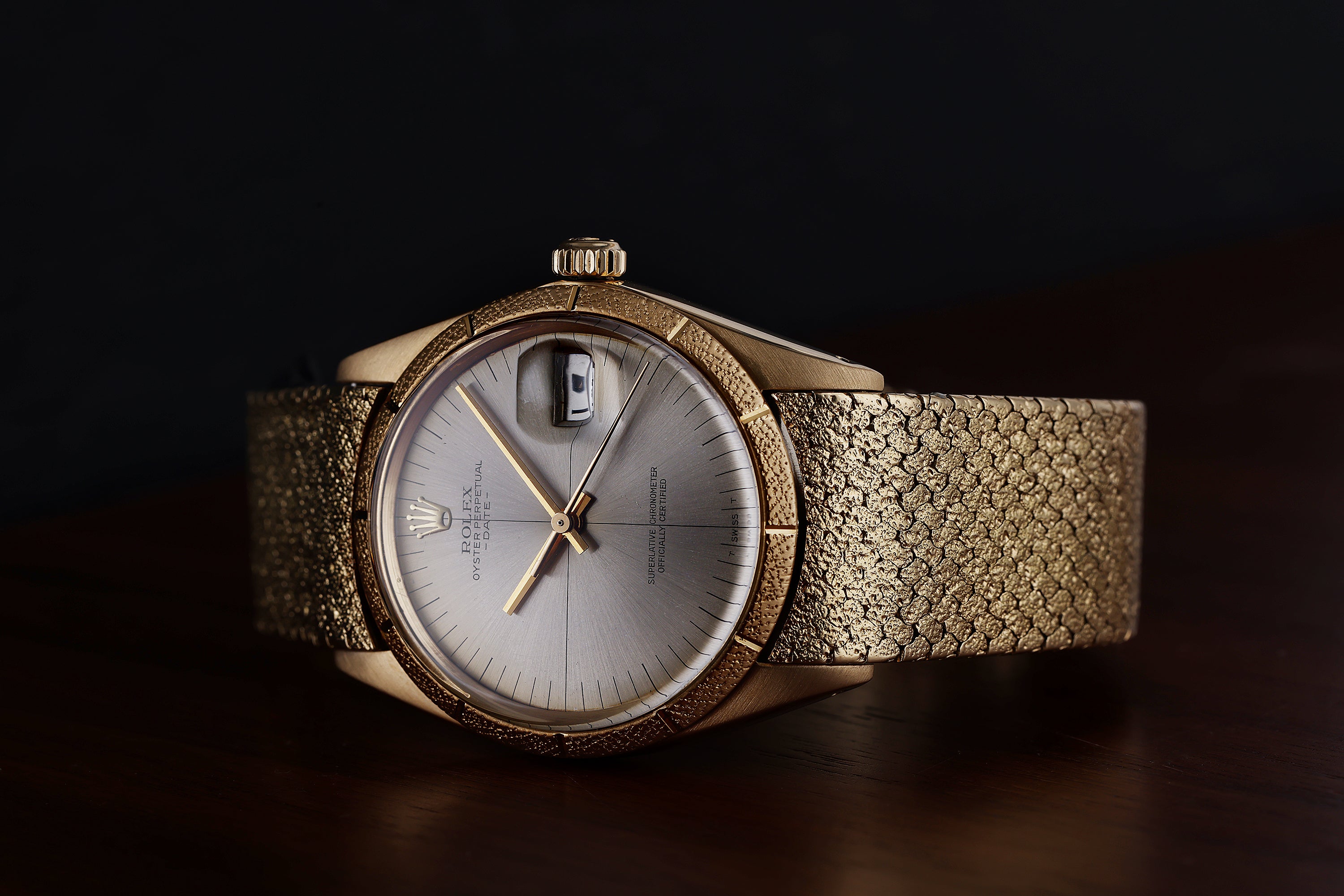 Rolex Oyster Perpetual Date | REF. 1501 | Zephyr Dial | 18k Yellow Gold | 1966