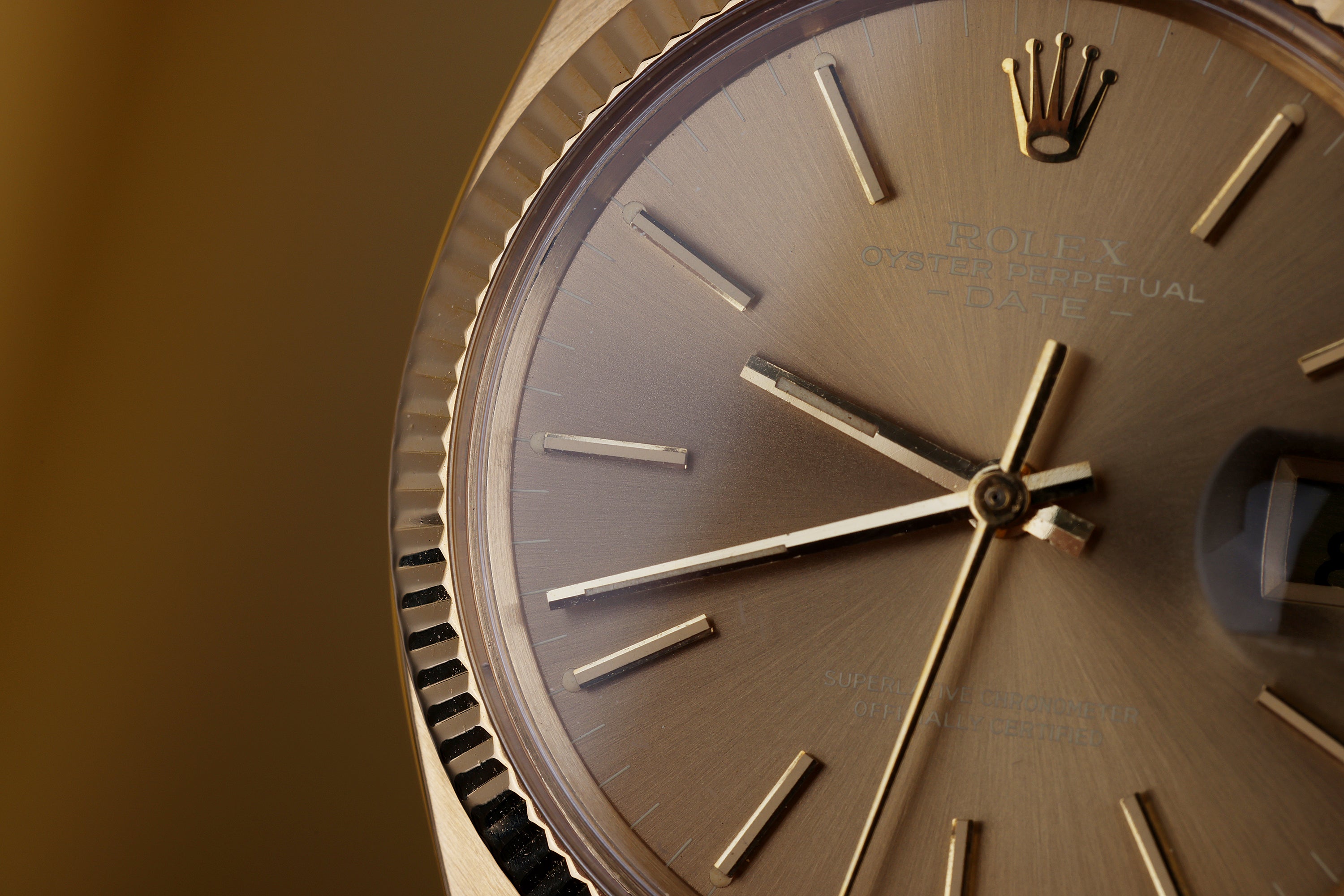 Rolex Date | REF. 1500 | Gold 'Ghost' Dial | 34mm | 18k Yellow Gold | 1977