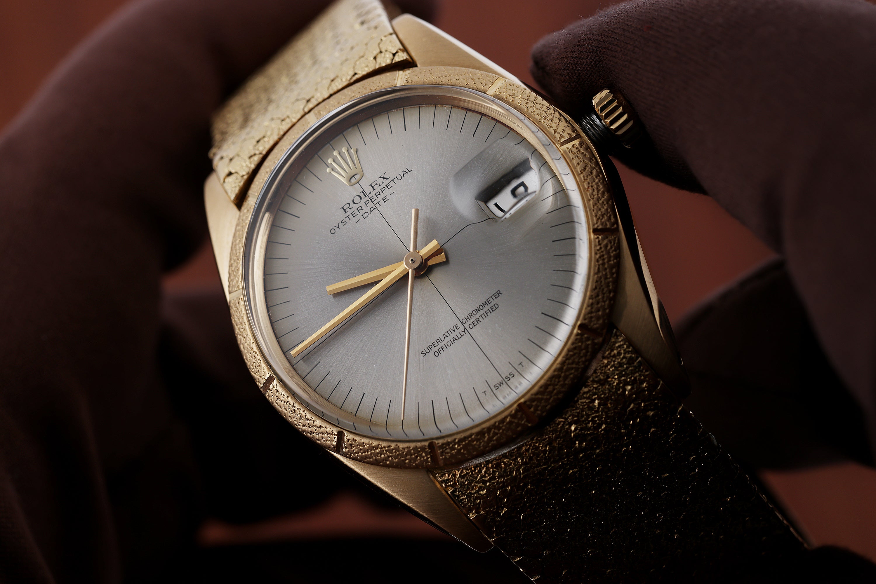 Rolex Oyster Perpetual Date | REF. 1501 | Zephyr Dial | 18k Yellow Gold | 1966