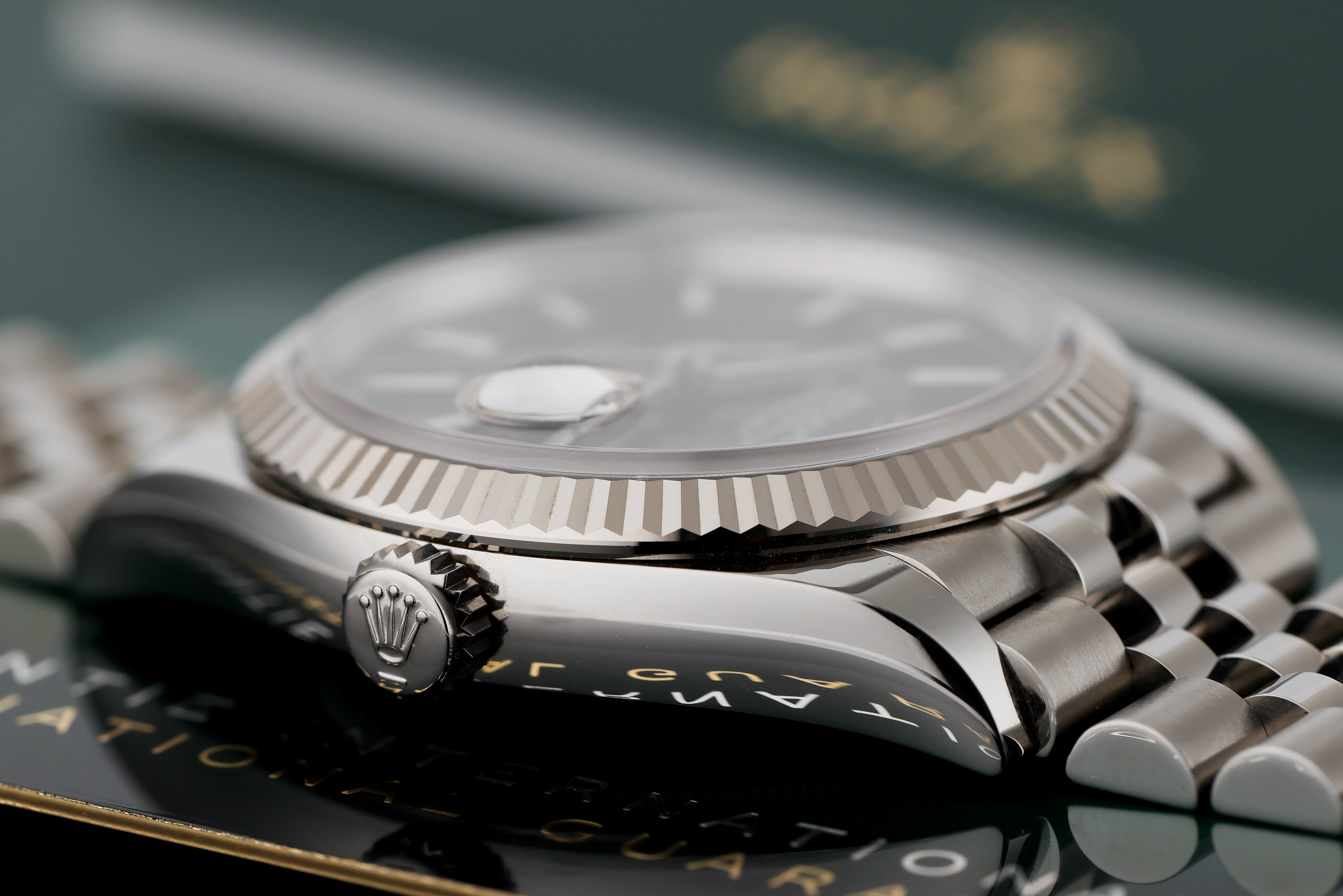 Unworn Rolex DateJust | REF. 126234 | Stainless Steel & 18k White Gold | Black Dial | Box & Papers | 2021