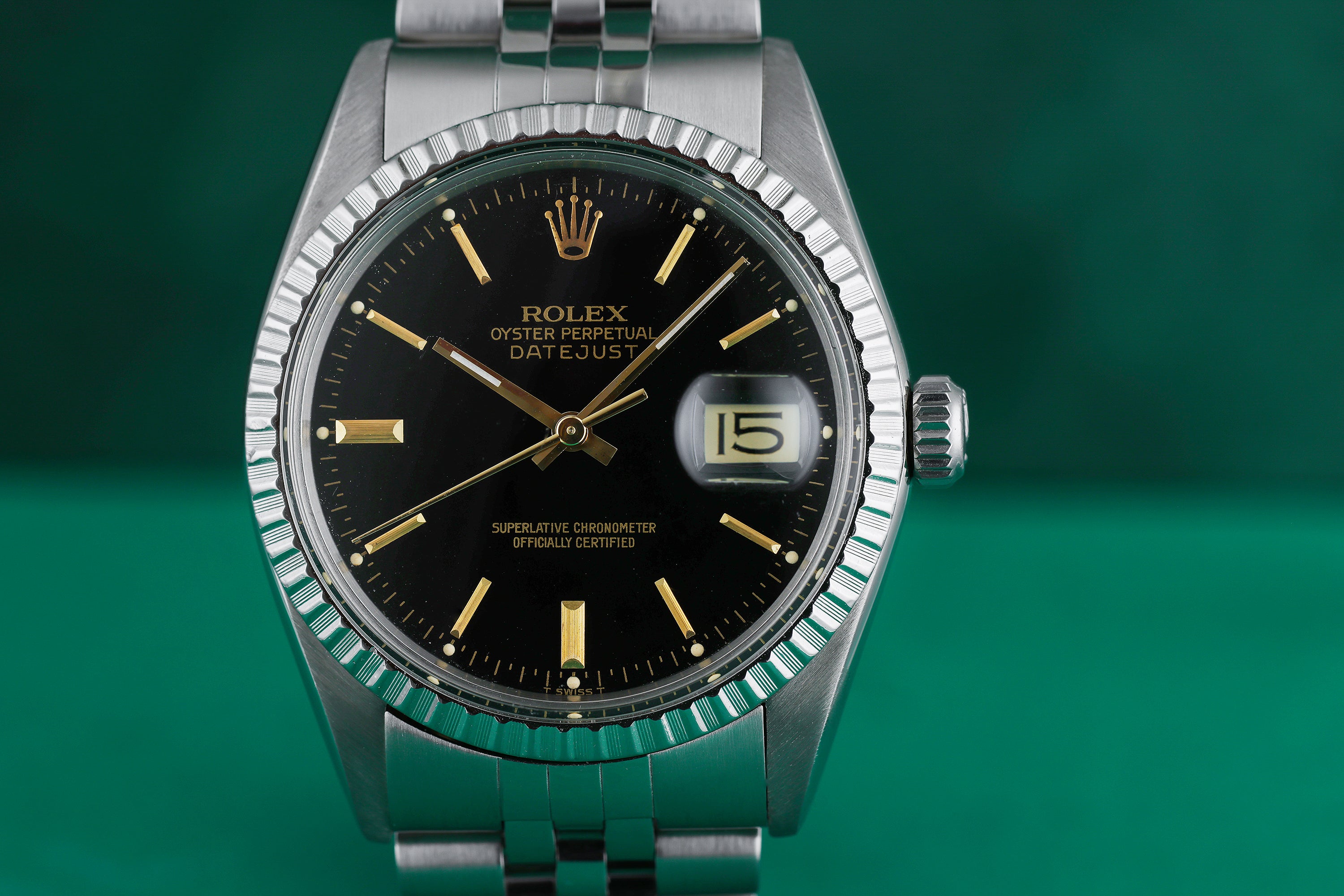 Rolex DateJust 36 | REF. 16030 | Black Dial | Stainless Steel | Box & Papers | 1978
