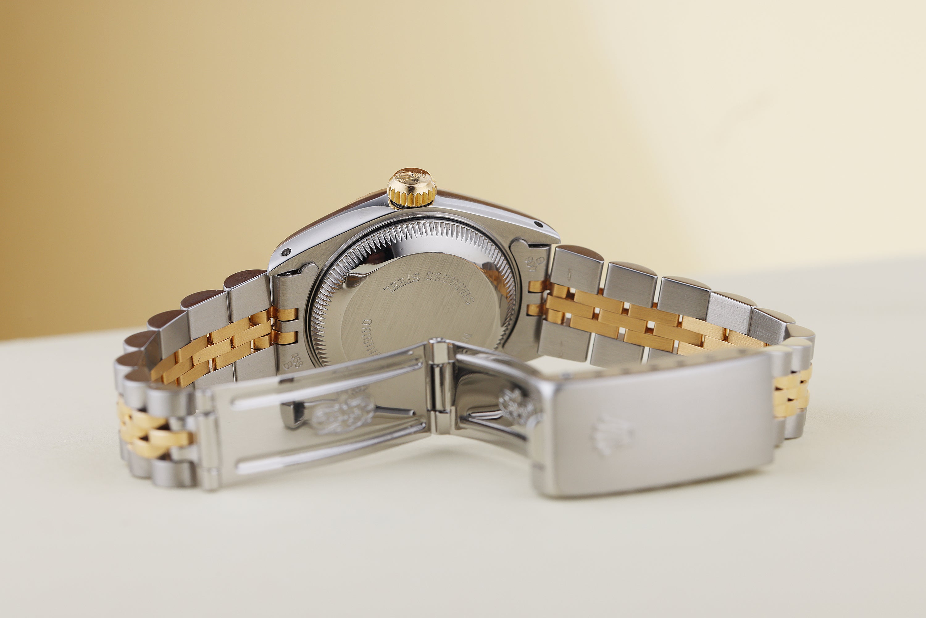 Rolex Lady DateJust | REF. 69173 | Stainless Steel & 18k Yellow Gold | Cream Dial | 1990