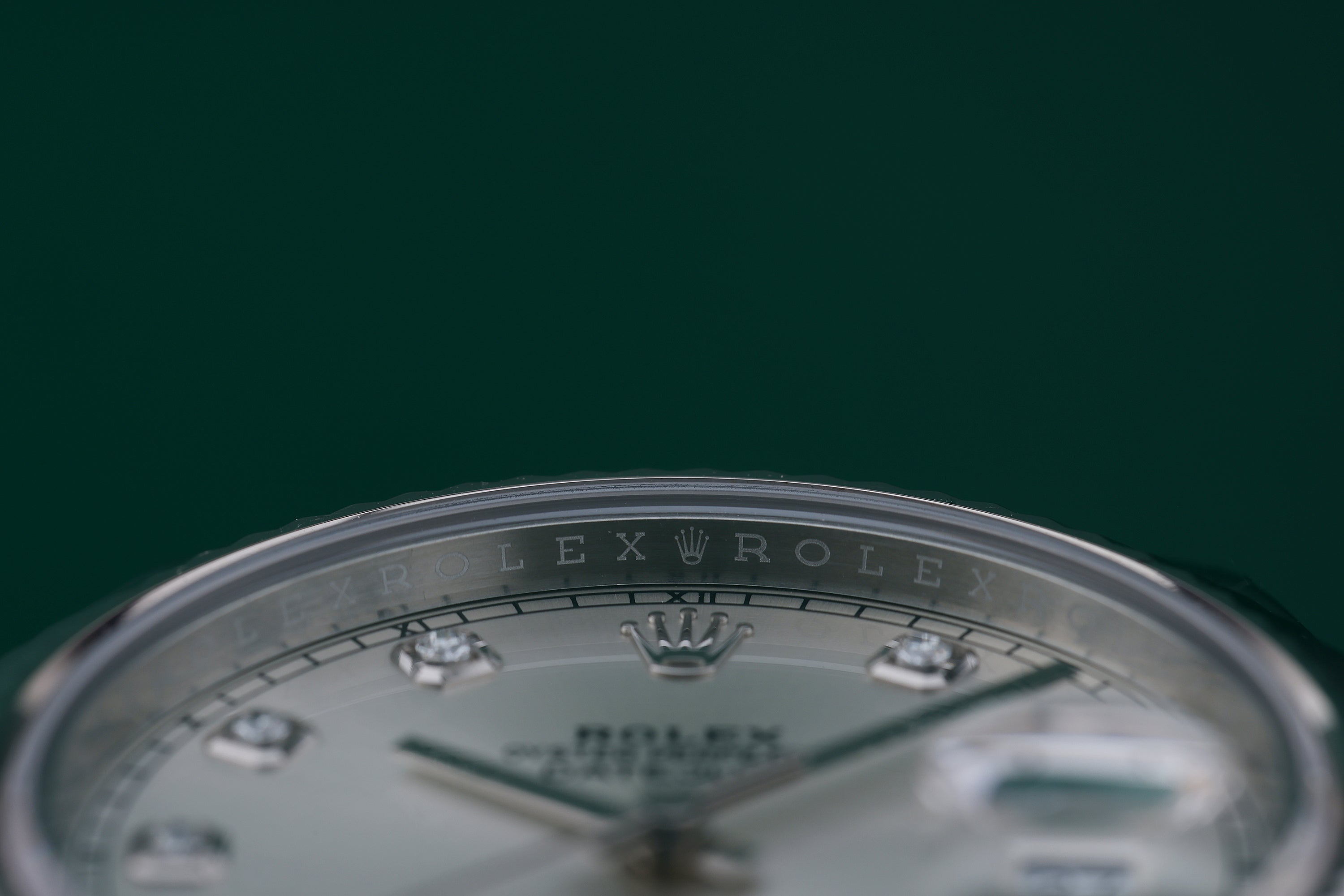 Rolex DateJust 41mm | REF. 116334 | Silver Diamond Dial | Stainless Steel & 18k White Gold Bezel | Box & Papers | 2018