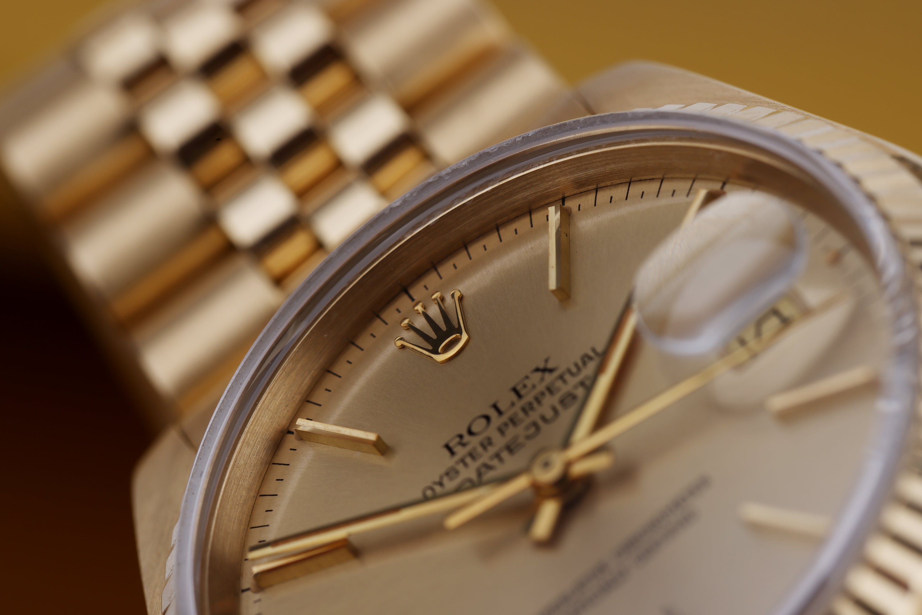 Rolex DateJust | REF. 16018 | Gold Dial | 18k Yellow Gold | 1979