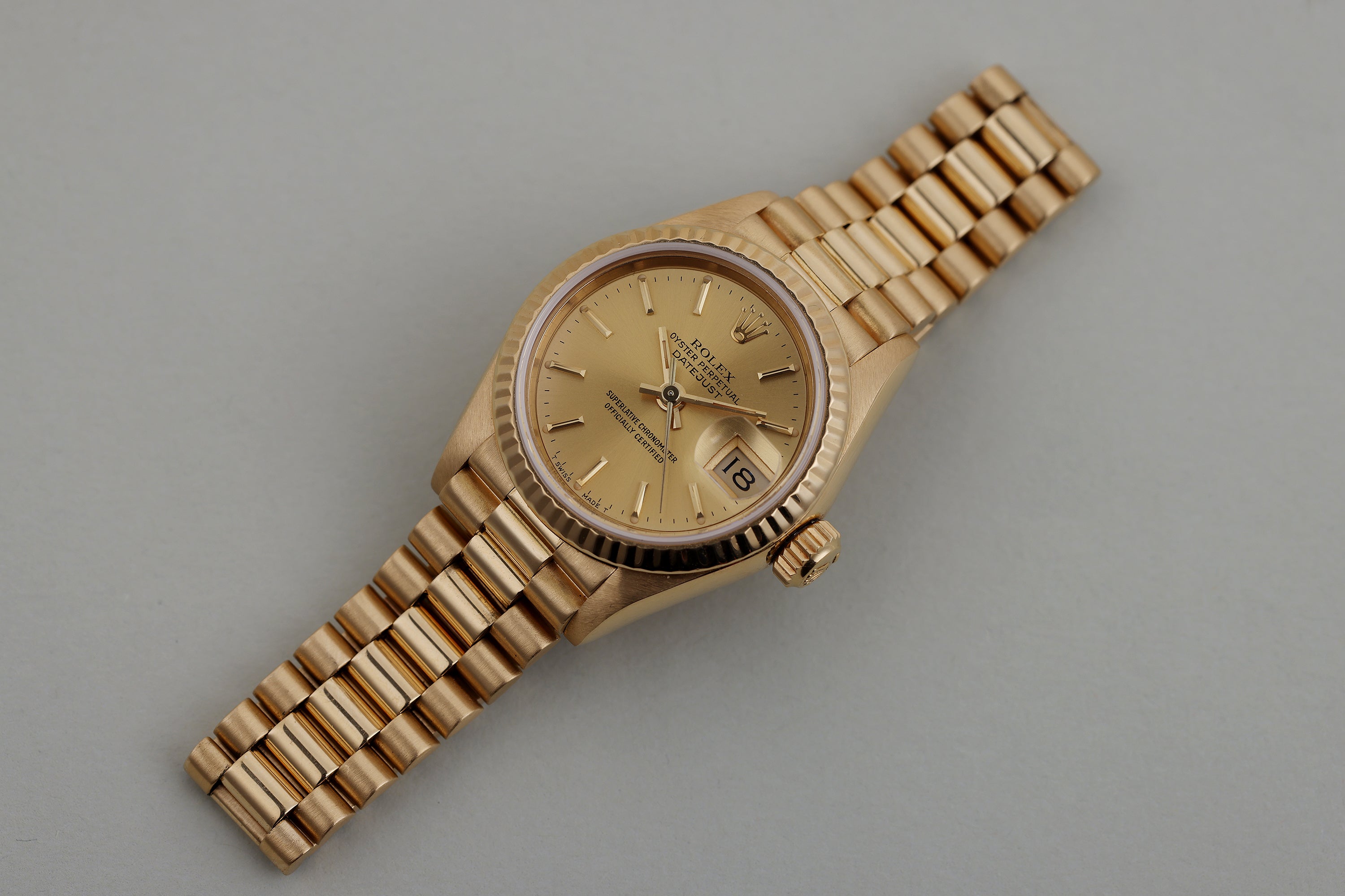 Rolex Lady DateJust | REF. 69178 | Gold Dial | 18k Yellow Gold | 1989