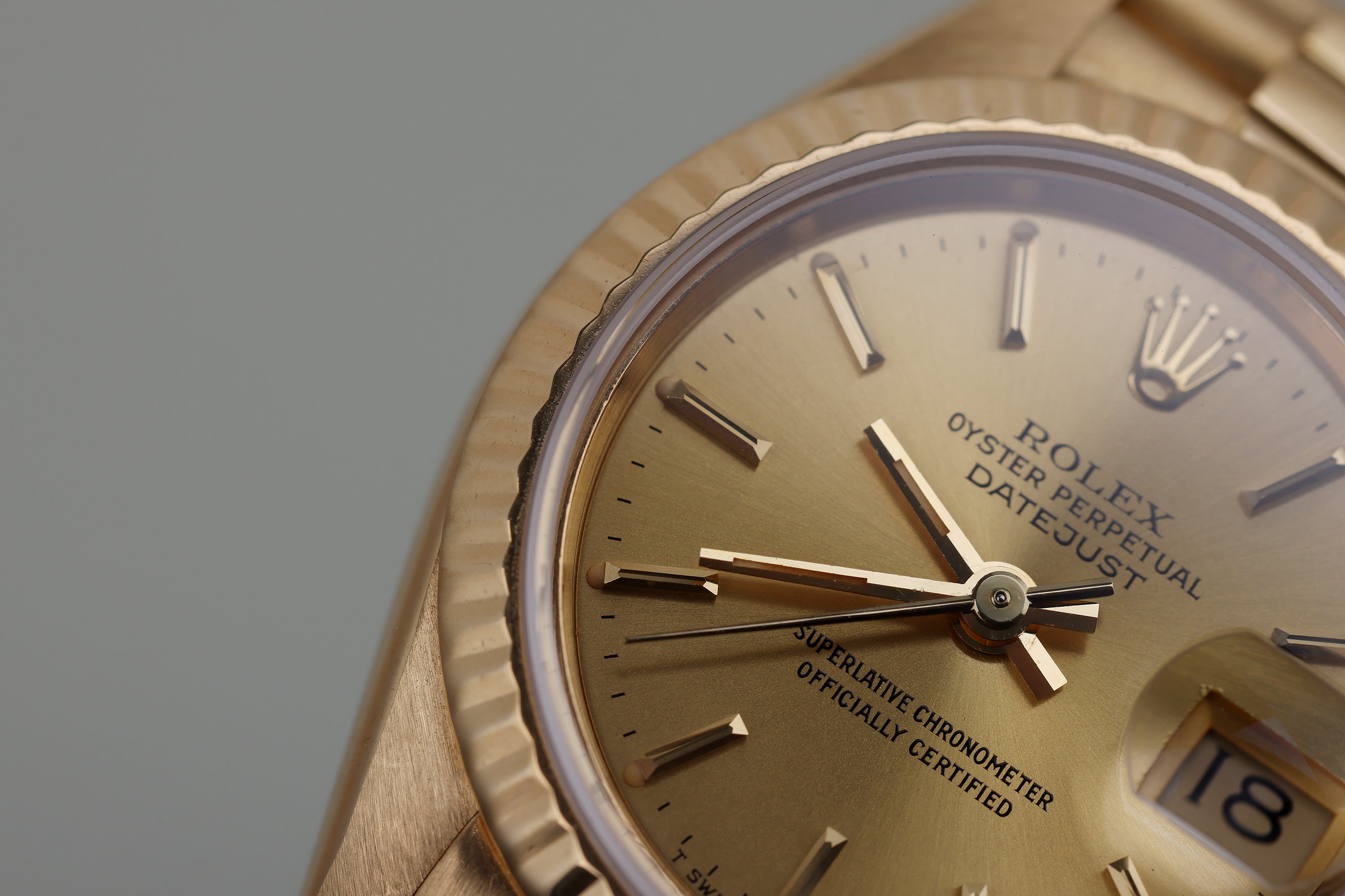 Rolex Lady DateJust | REF. 69178 | Gold Dial | 18k Yellow Gold | 1989