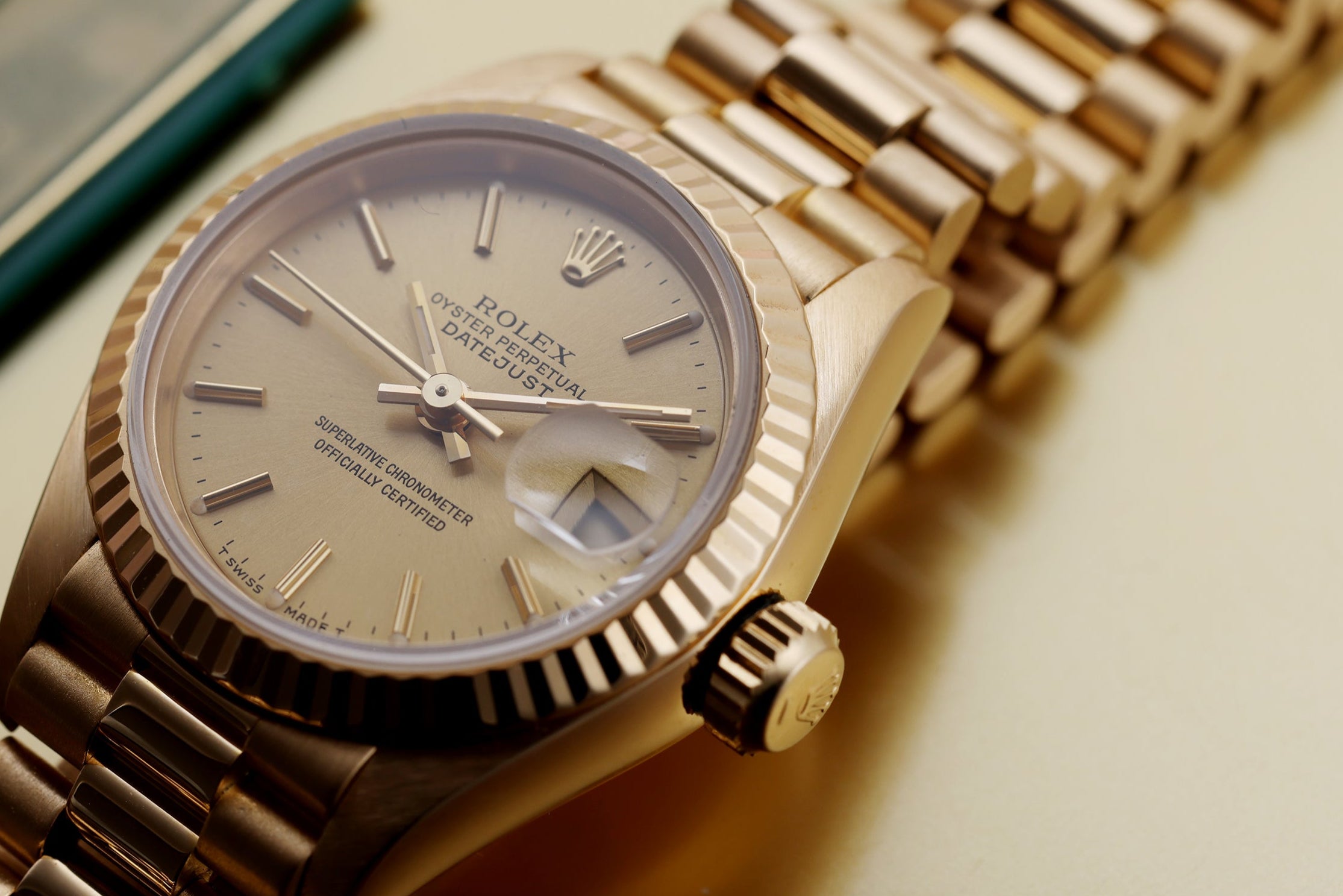 Rolex Lady DateJust | REF. 69178 | Gold Dial | 18k Yellow Gold | 1987