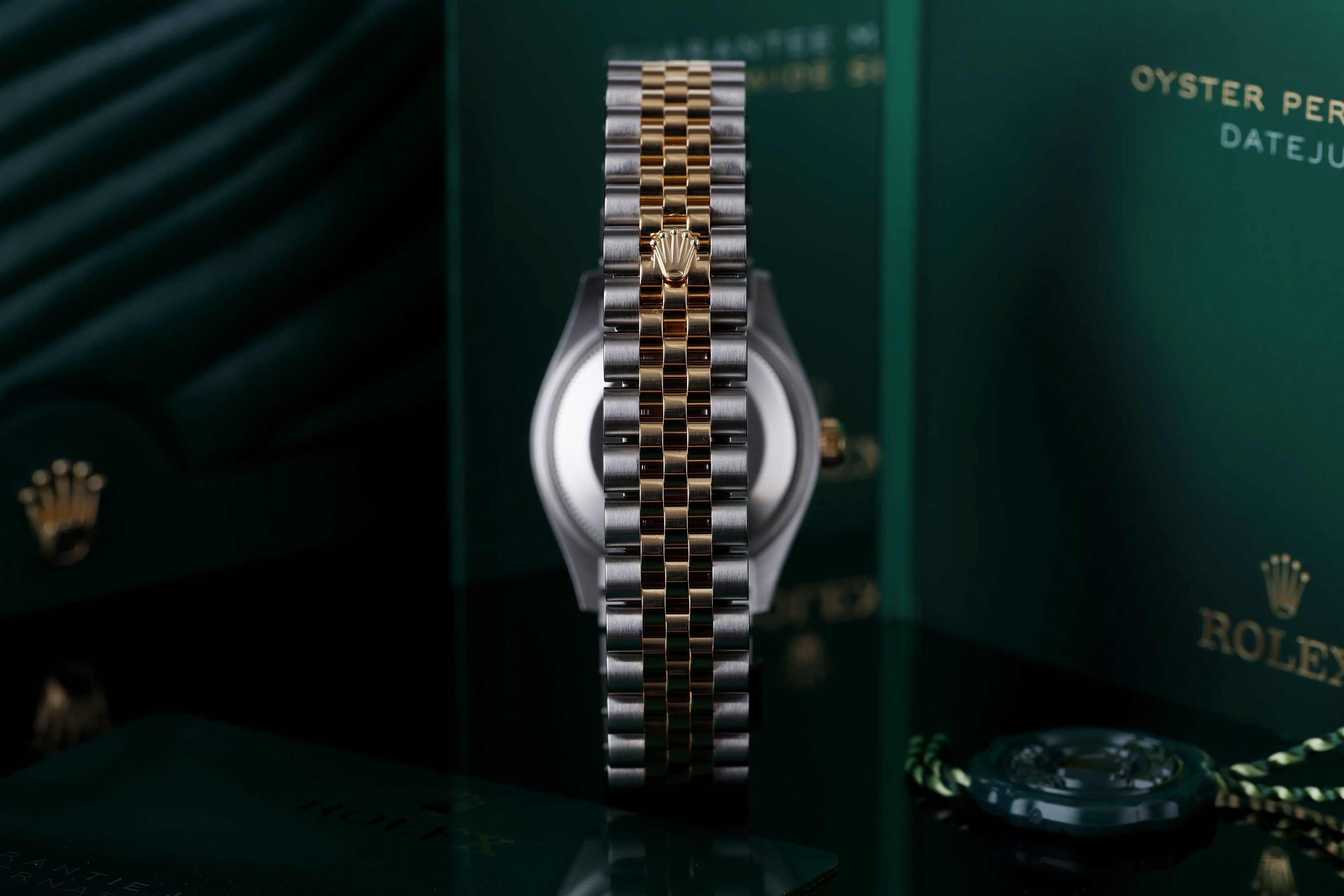 Rolex DateJust 31mm | REF. 278273 | Stainless Steel & 18k Yellow Gold | Olive Diamond Dial | Box & Papers