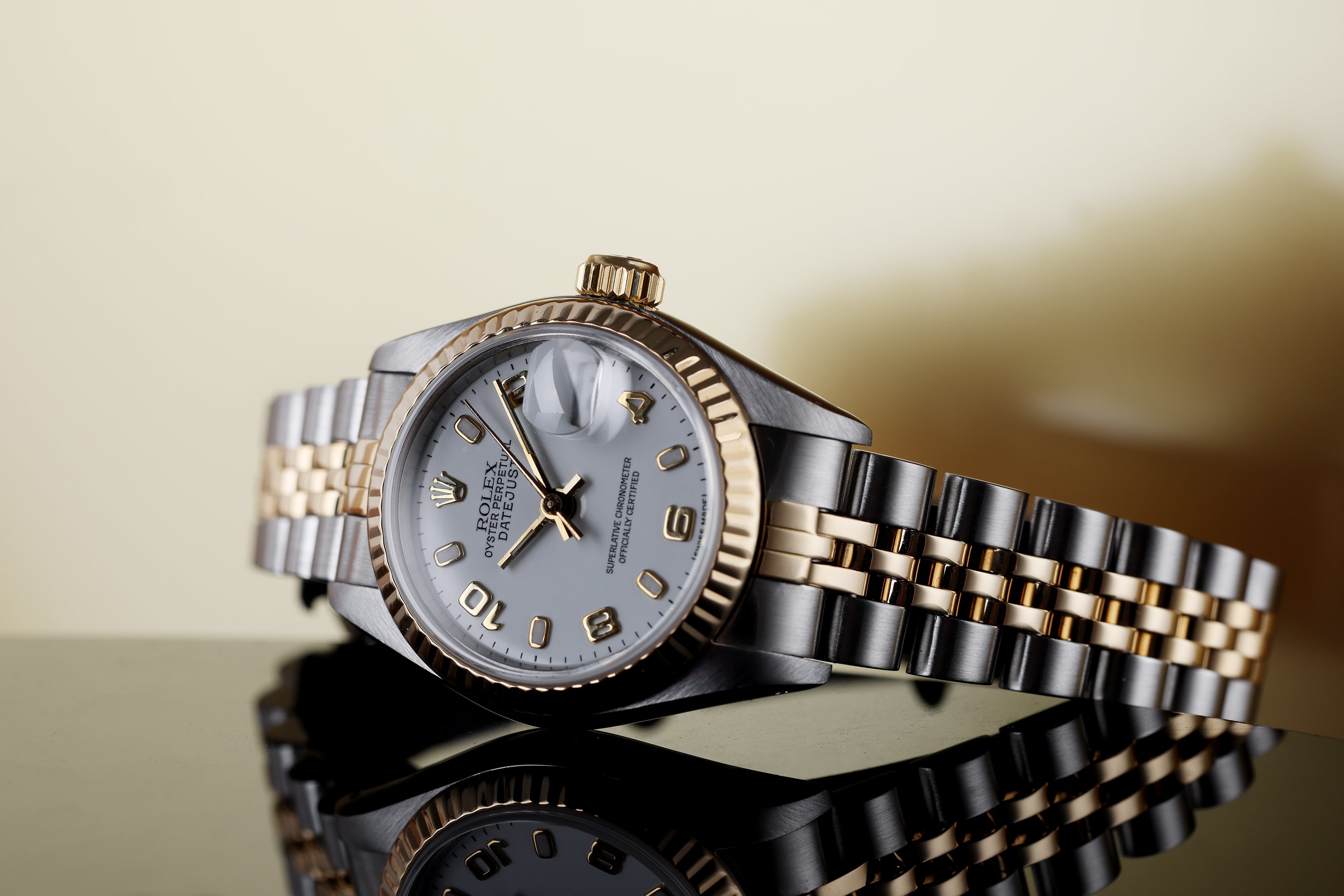 Rolex Lady DateJust 26mm | REF. 69173 | Stainless Steel & 18k Yellow Gold | White Dial | 1985