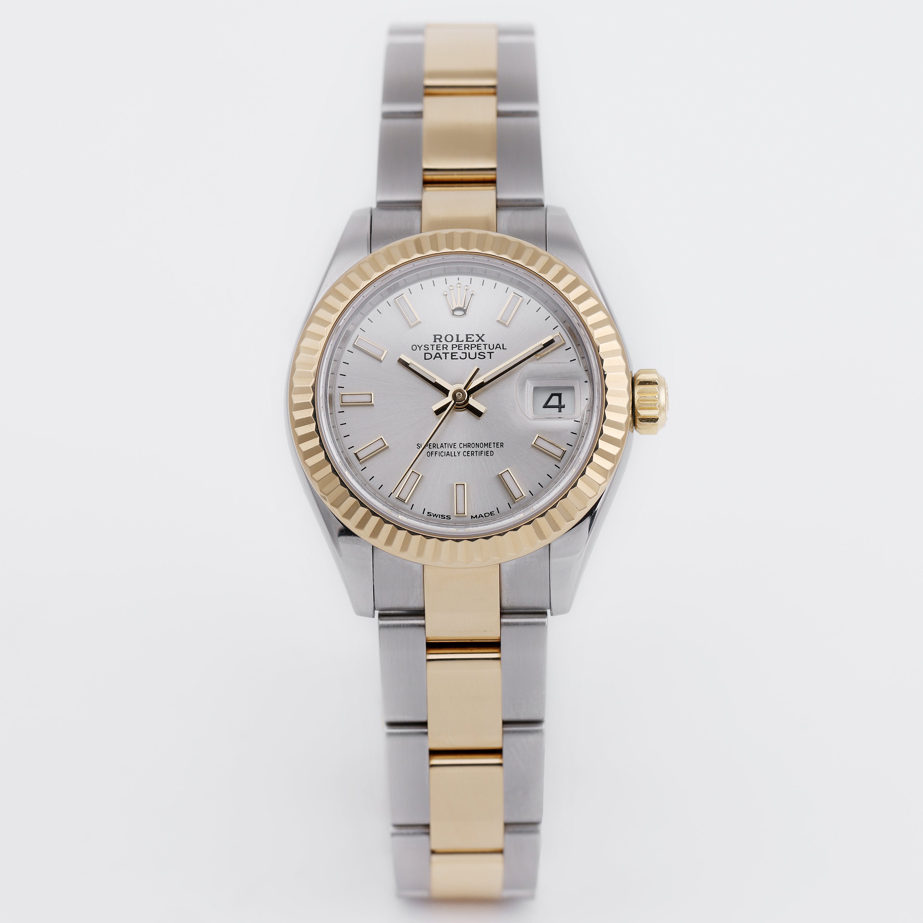 Rolex Lady DateJust 28mm | REF. 279173 | Silver Dial | Stainless Steel & 18k Yellow Gold | 2019 | Box & Papers